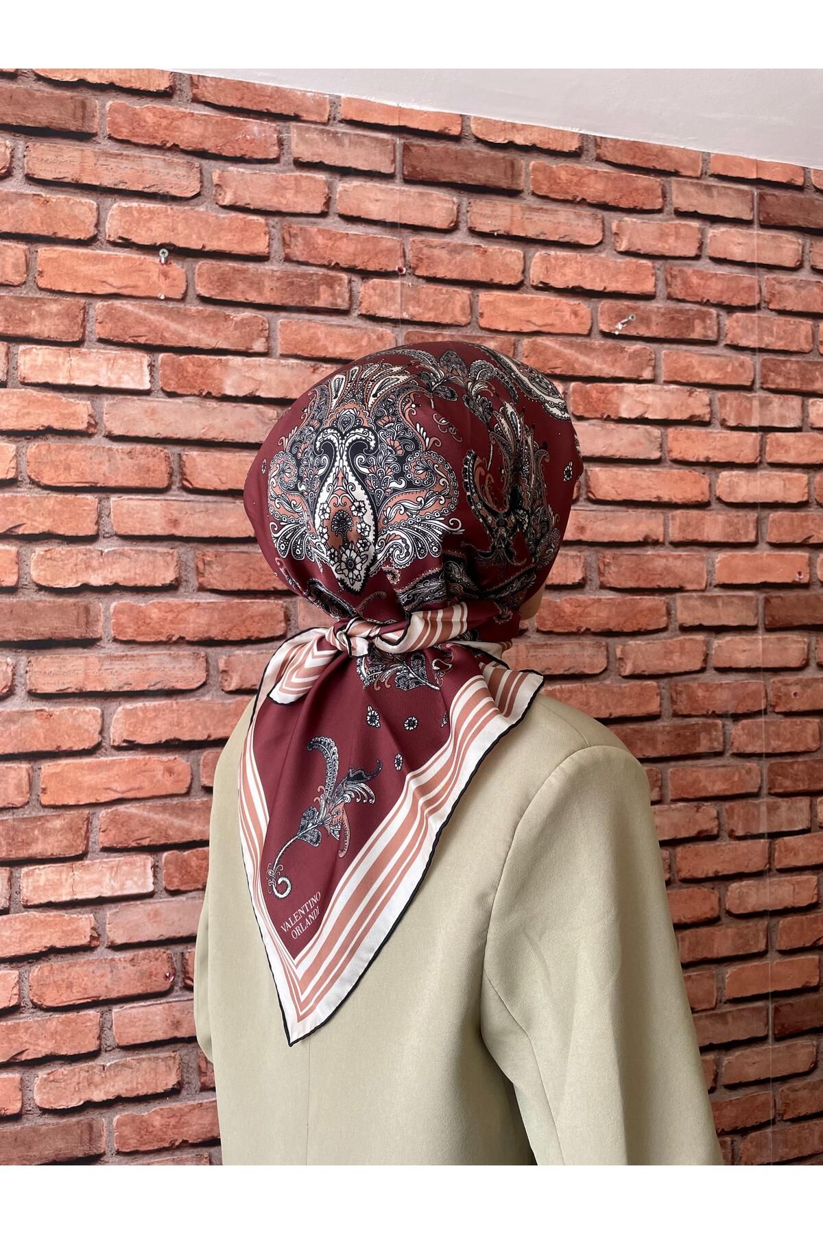 Valentino Orlandi twill ipek eşarp