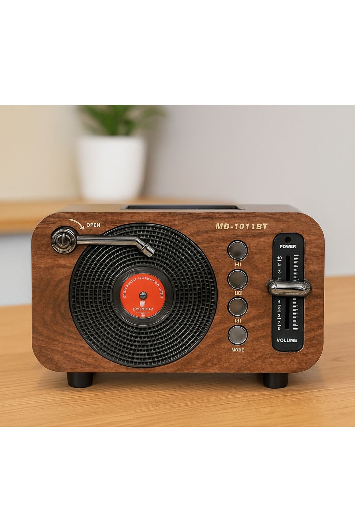 Coverzone Mini Boy Retro Bluetooth Radyo Hoparlör – Klasik Tasarım, Taşınabilir CZ1011BT 360 x 140 x 120 mm