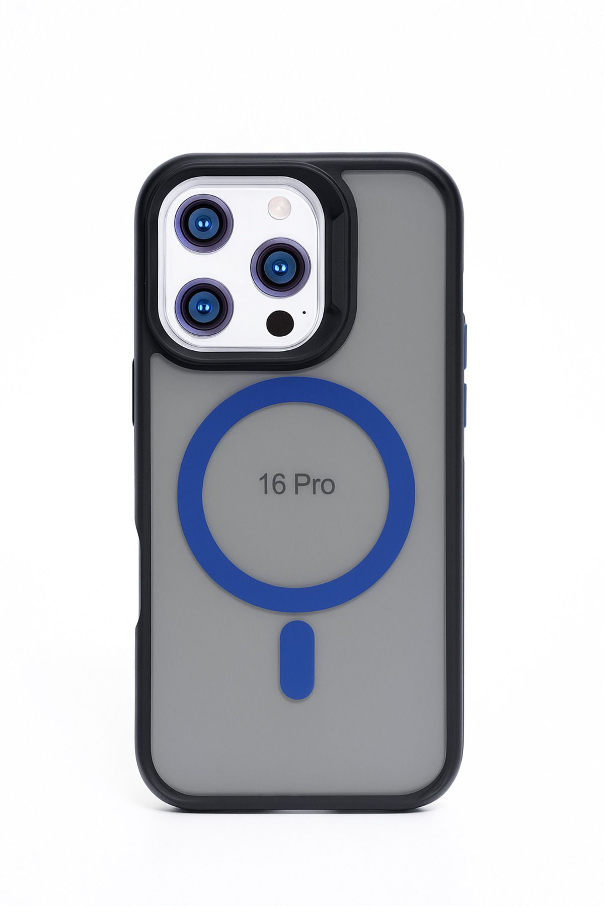ADR Apple Iphone 16 Pro Kılıf Mat Magsafe Şarj Özellikli Darbe Önleyici Hassas Buton Yumuşak Kenar