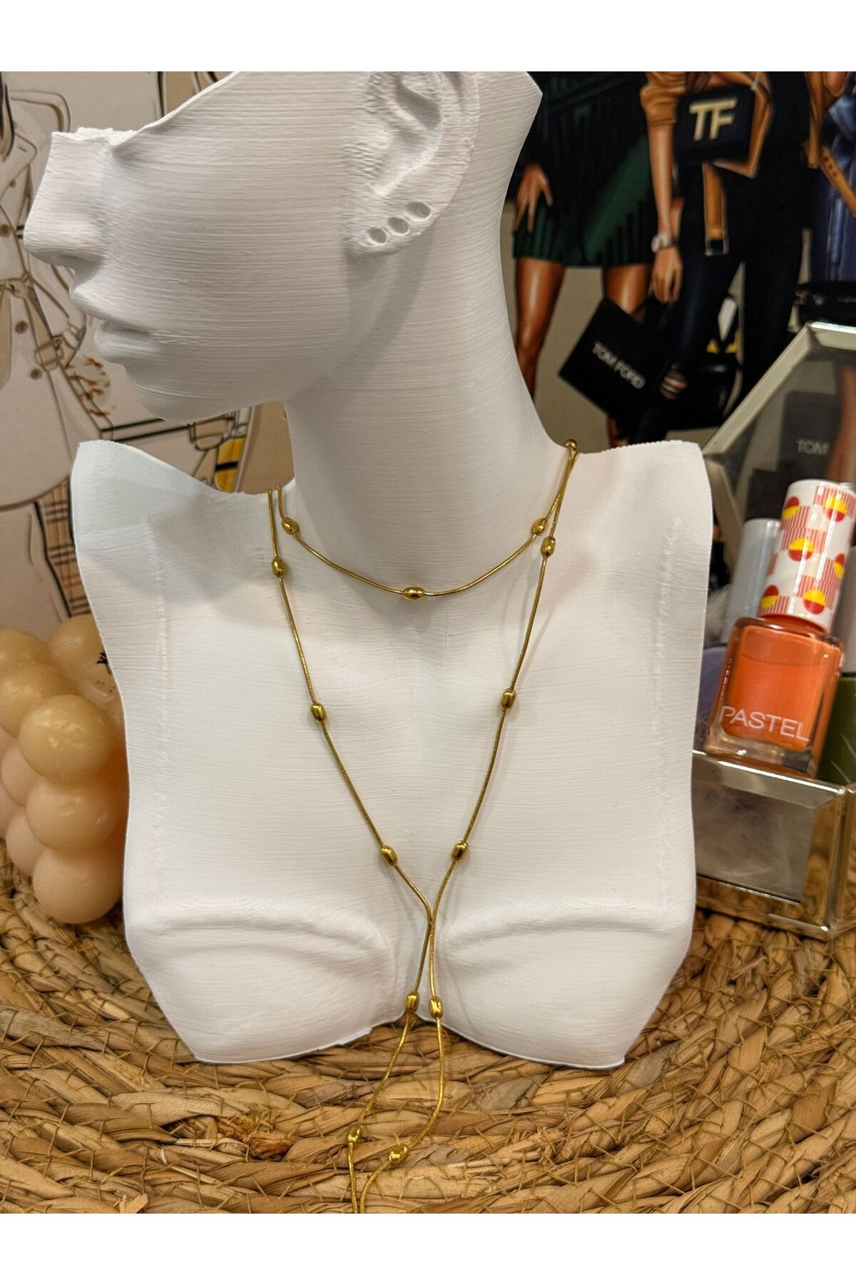 MODA TT Gold dorika zincir kolye