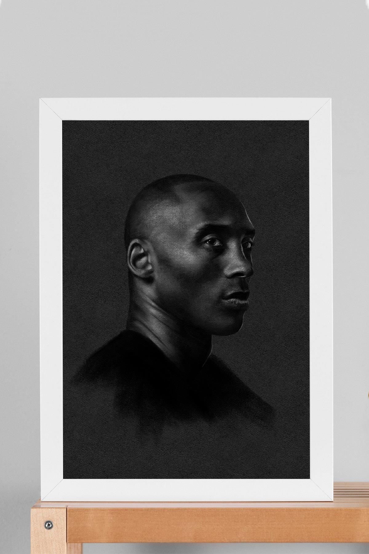 Saturn Kobe Bryant Çerçeveli Tablo - Basketbol NBA Posteri Tablo