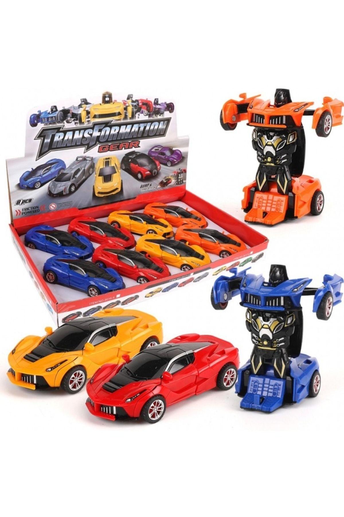 Shoplandu Transformers Robot Araba Kendinden Robota Dönüşen Arabalar