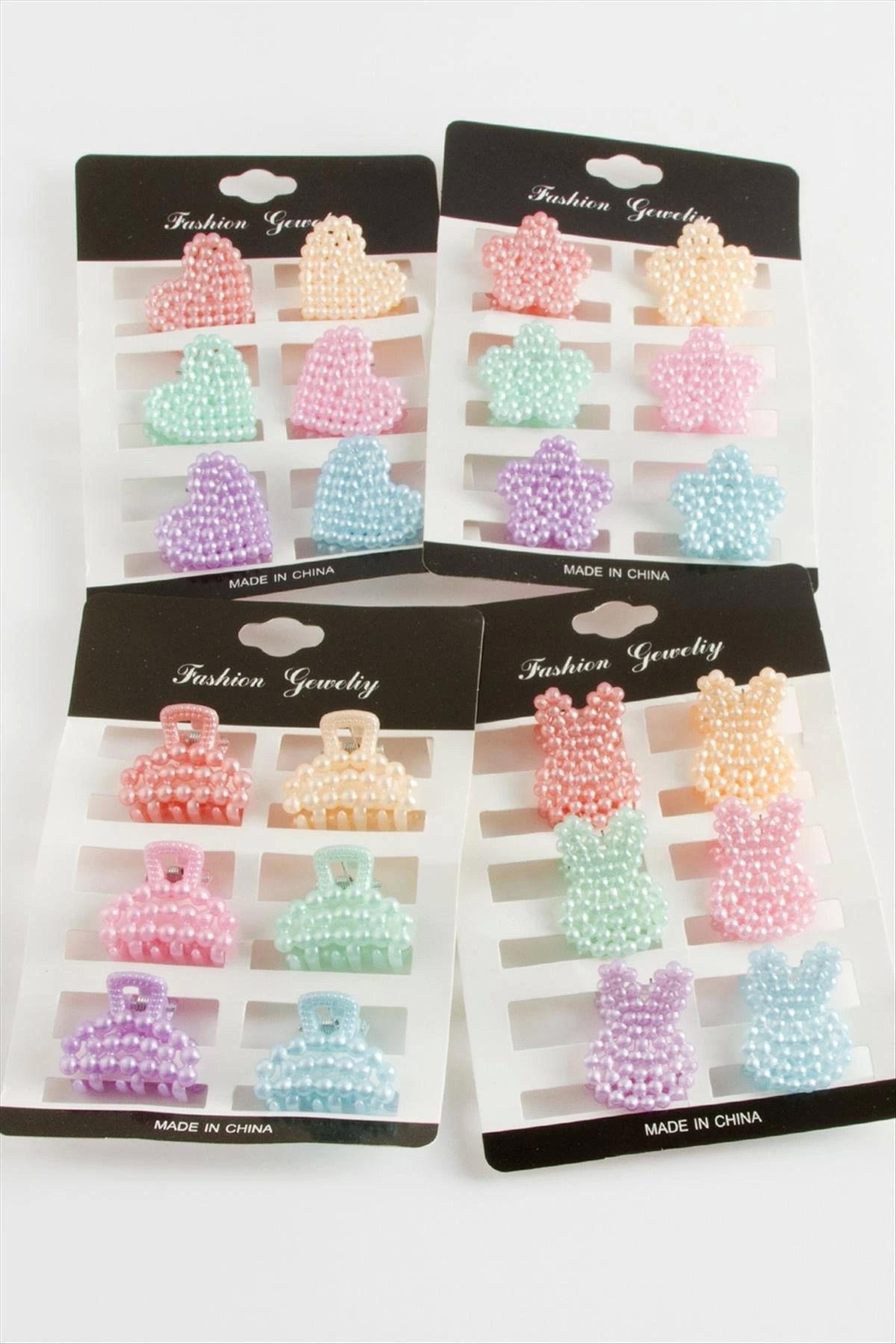Modafiks 6 Adet Karışık Renkli Minik Mandal Toka 2,5 cm