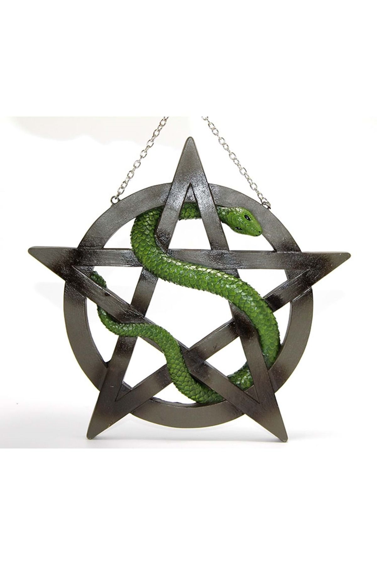 Mersi SHOP Yılanlı Pentagram Duvar Dekoru – 24x24x2 cm