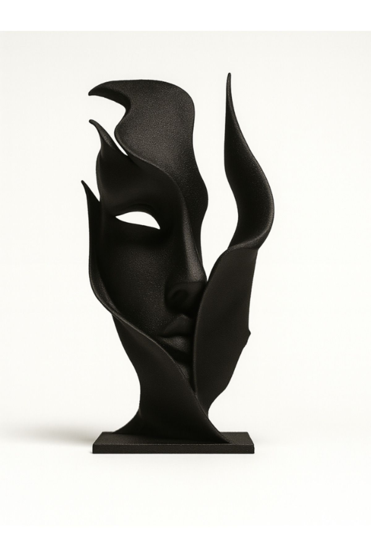 Madeora3D Soyut Yüz Heykeli – Sanatsal Maske Formlu Modern Dekoratif Biblo Yaklaşık 9cm x 15cm