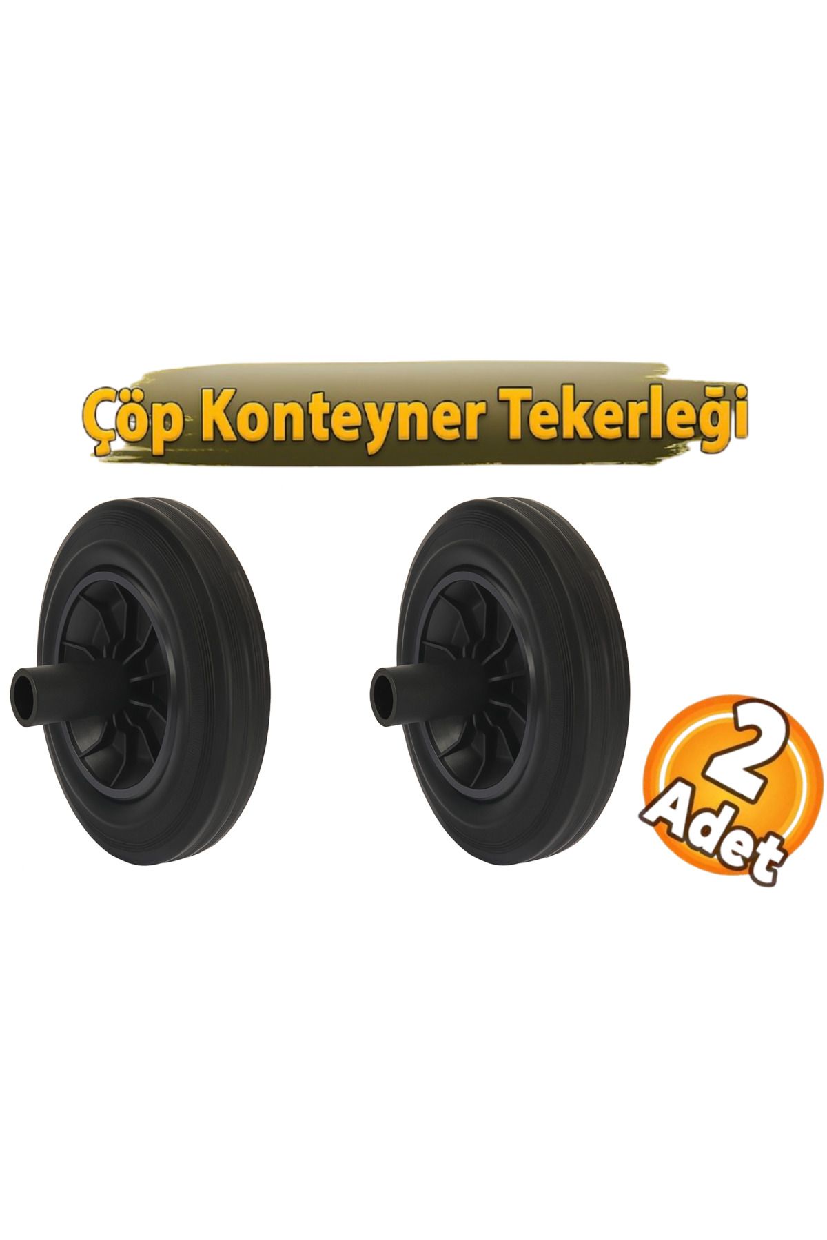 imeci İmeci 120 Litre/240 Litre Çöp Konteyner Kovası Tekeri (2 Adet)