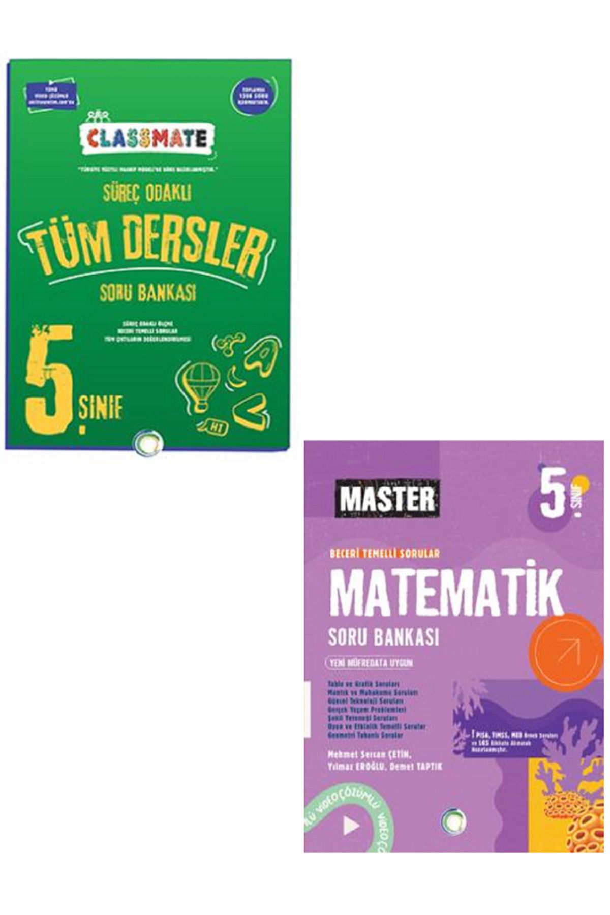 Evrensel İletişim Yayınları 5.Sınıf Okyanus Classmate Tüm Dersler Soru Bankası + 5.Sınıf Okyanus Master Matematik Soru Bankası