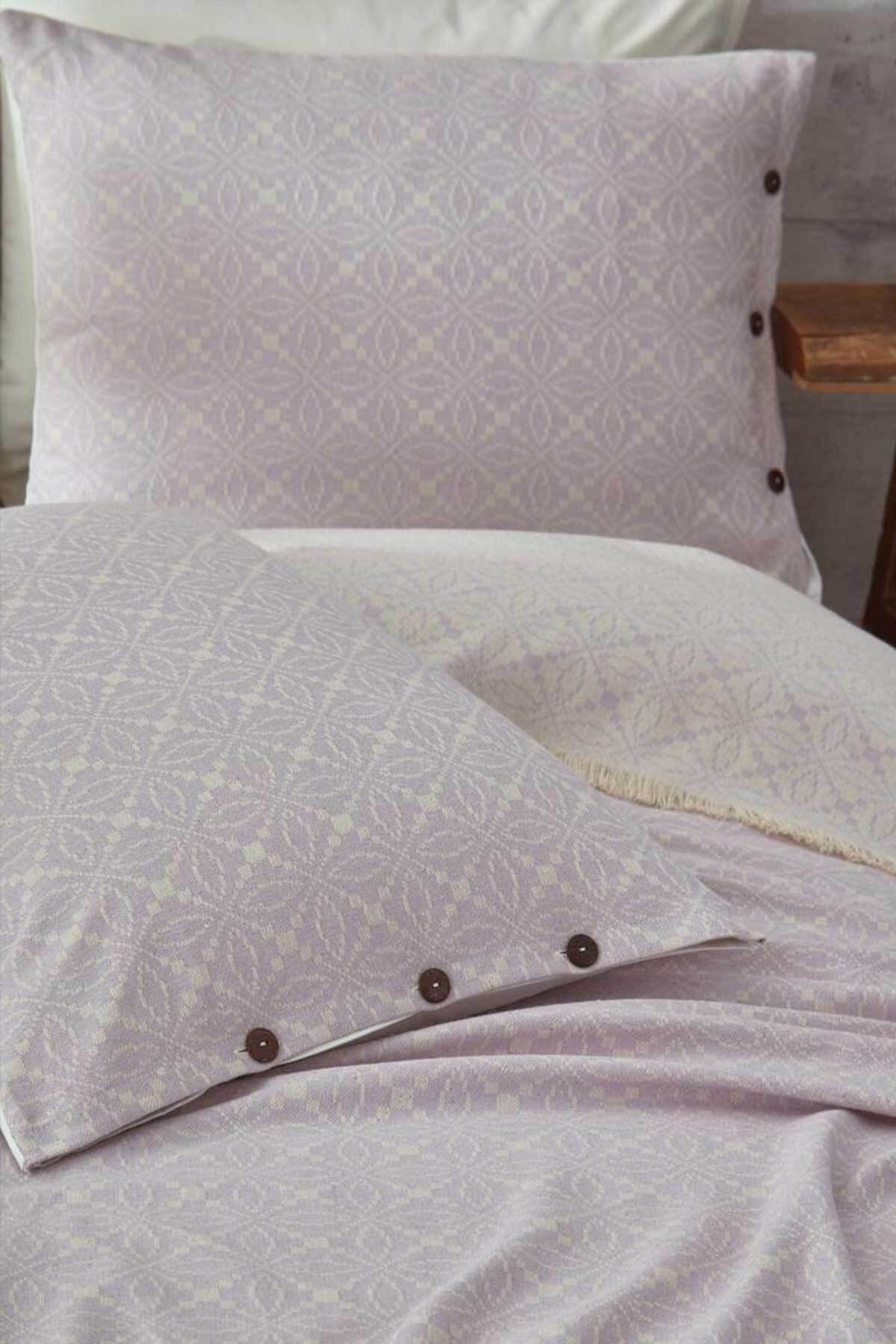 Cottonest YATAK ÖRTÜSÜ SETİ İKİ YASTIKLI SAÇAKLI