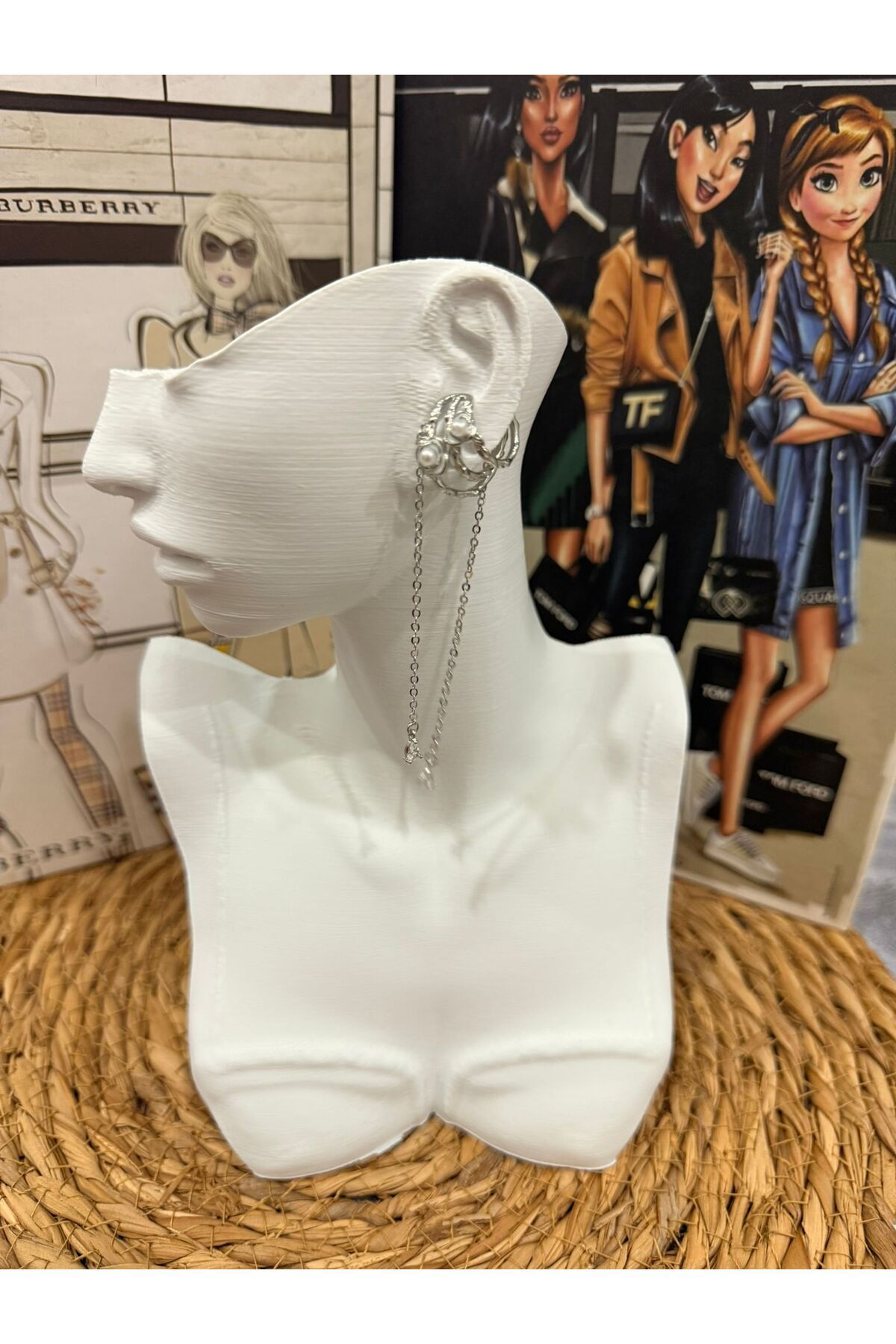 MODA TT Kıkırdak küpe sıkıştırmalı