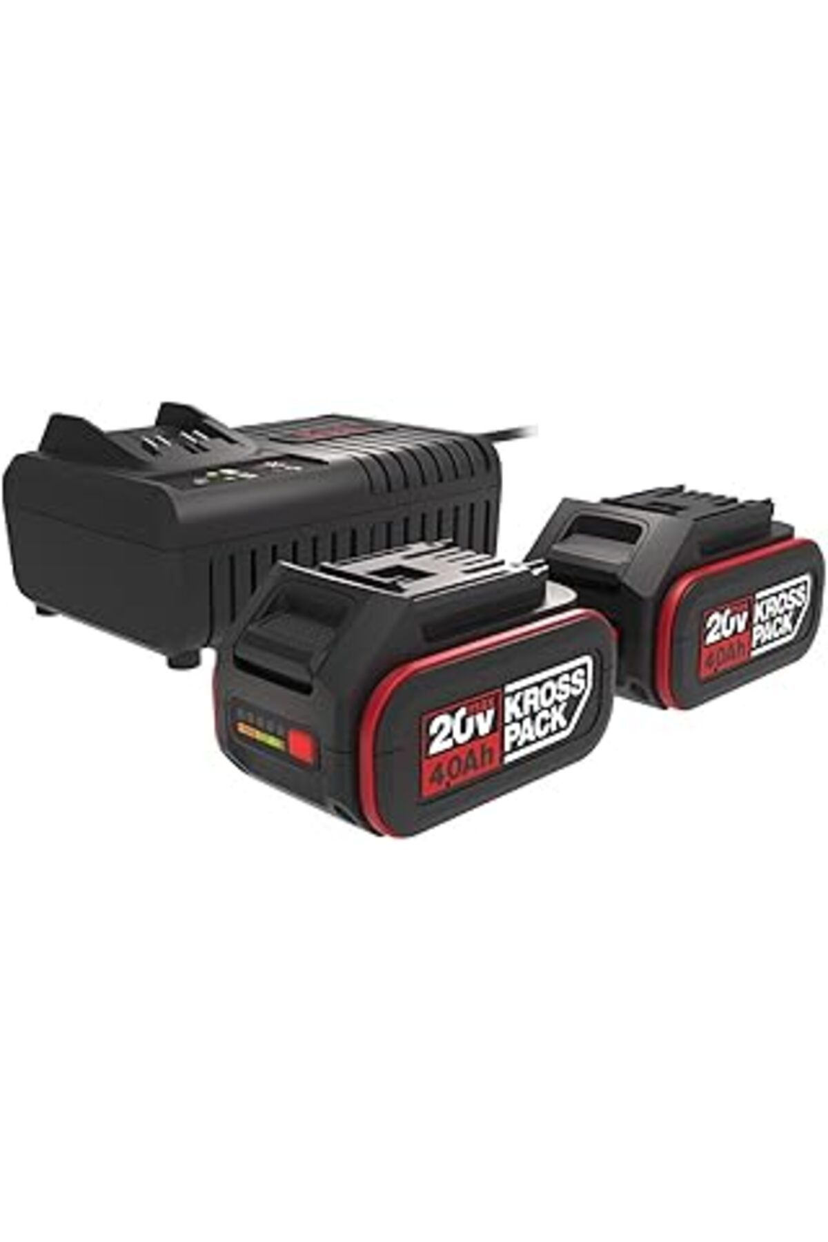 TBSProjects Kress Kad21 20Volt 4.0Ah Li-Ion Krosspack 2 Adet Akü Ve Akü Şarj Cihazı