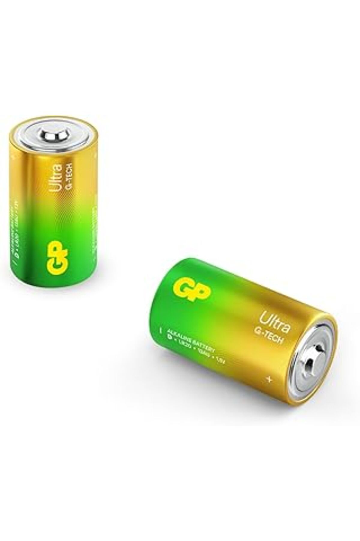 Qedii Gp D Mono Batarya Alkalin Ultra 1,5V 2 Adet