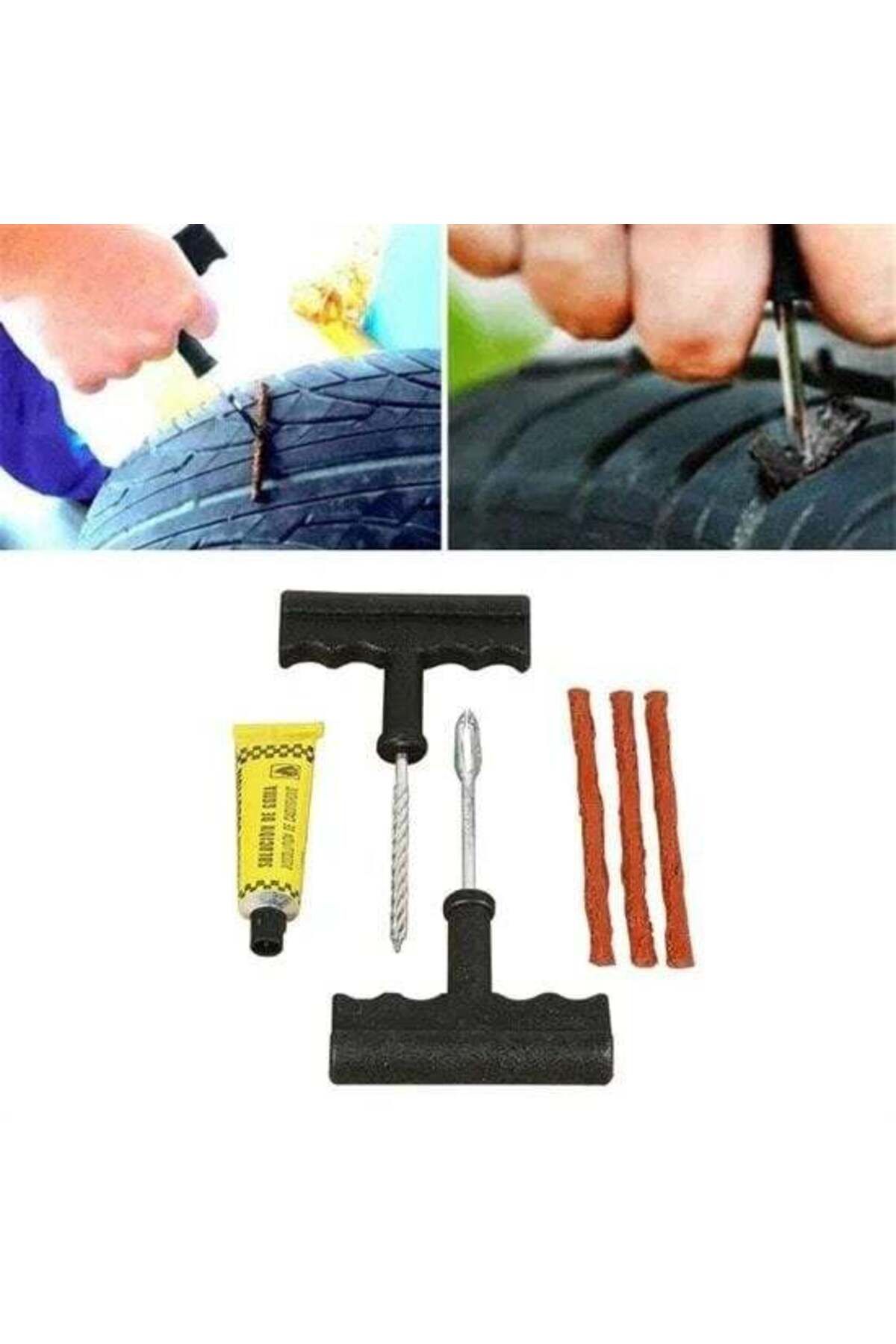 Vemora 6 Parça Araba Motosiklet Otomobil Bisiklet Lastik Tamir Kiti Araç Bakım Seti