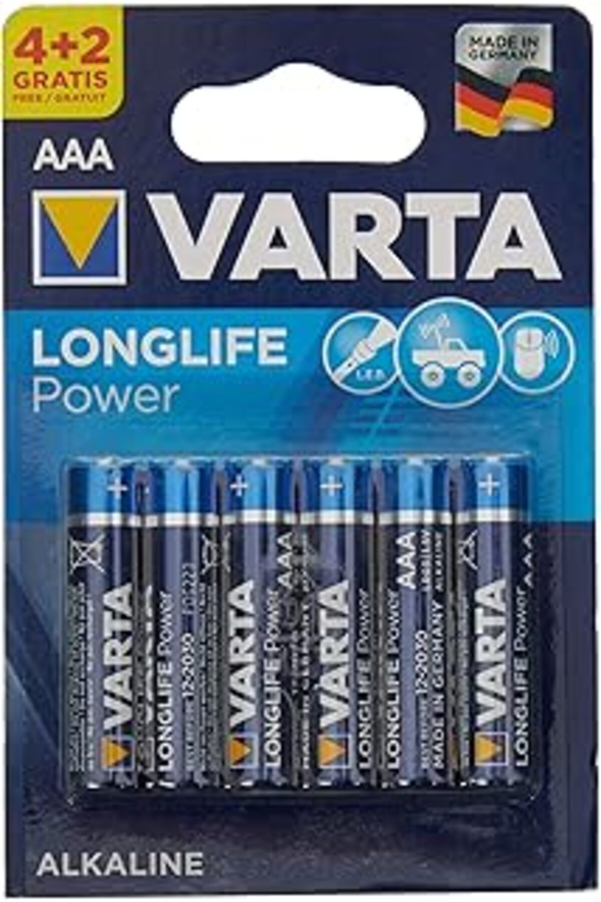 Roses Store Longlife Power 4+2 Aaa Alkalin İnce Kalem Pil