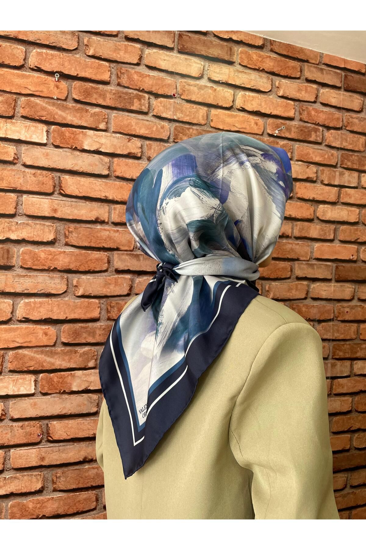 Valentino Orlandi twill ipek eşarp