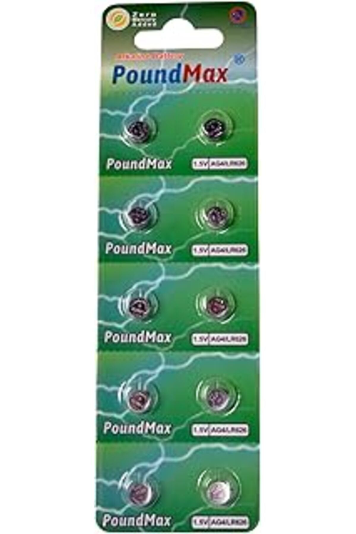 Qedii Poundmax Alkaline Ag4/Lr626, 10'Lu Paket