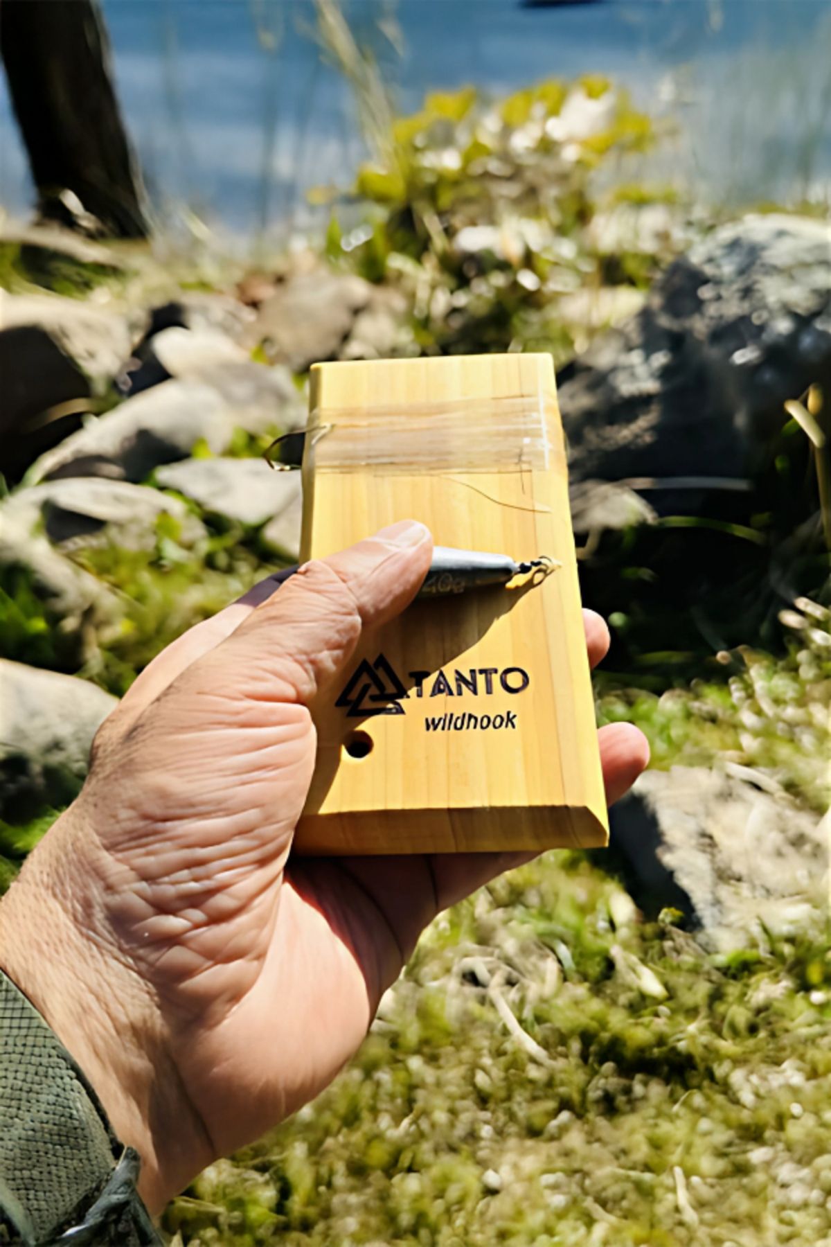 Tantobushcraft El Oltası ile Balık Avı - Taşınabilir Kompakt El Tipi Olta