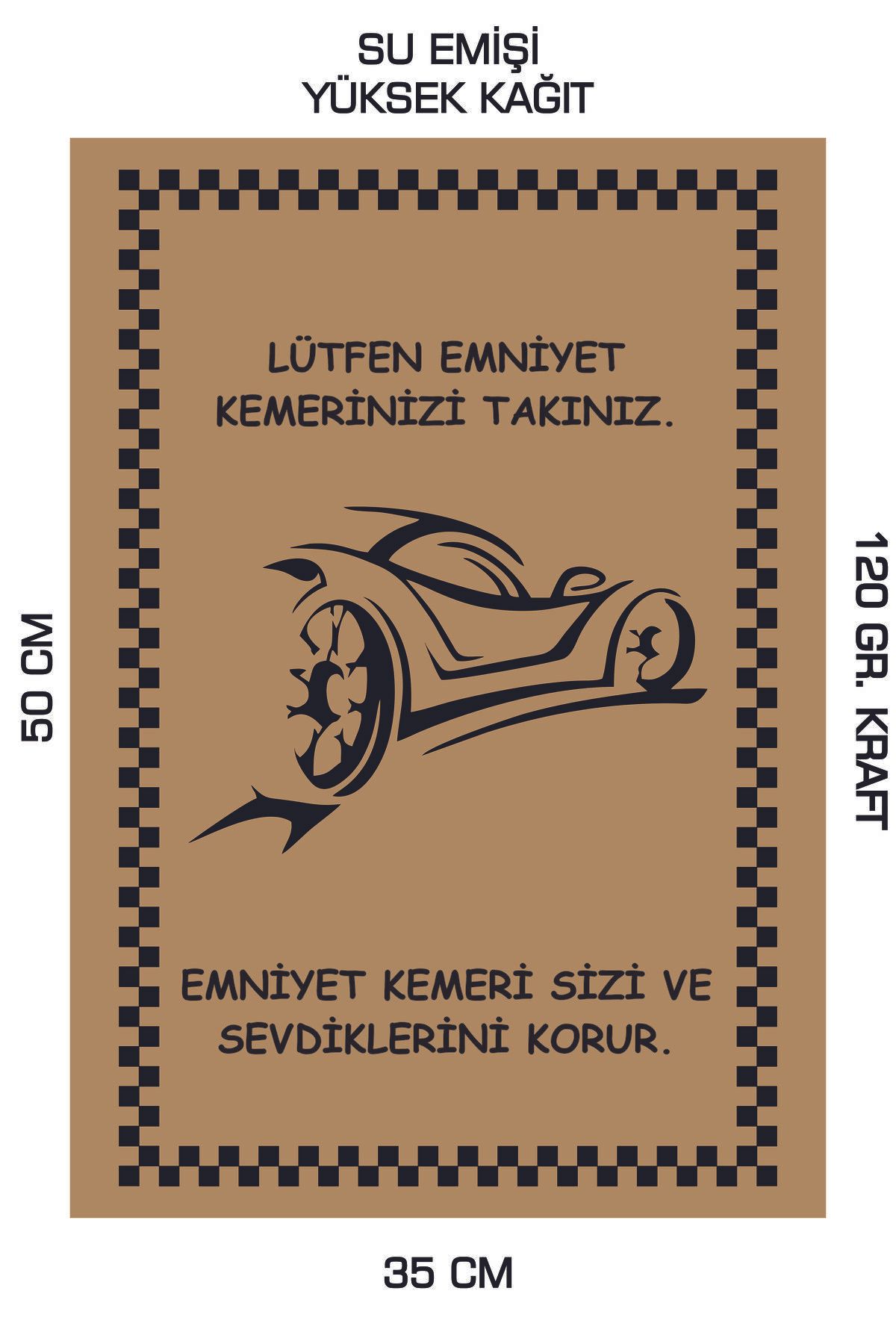 duha trend 35x50 120 Gr. Kraft Kağıt Oto Paspası Araba 1 50 Adet
