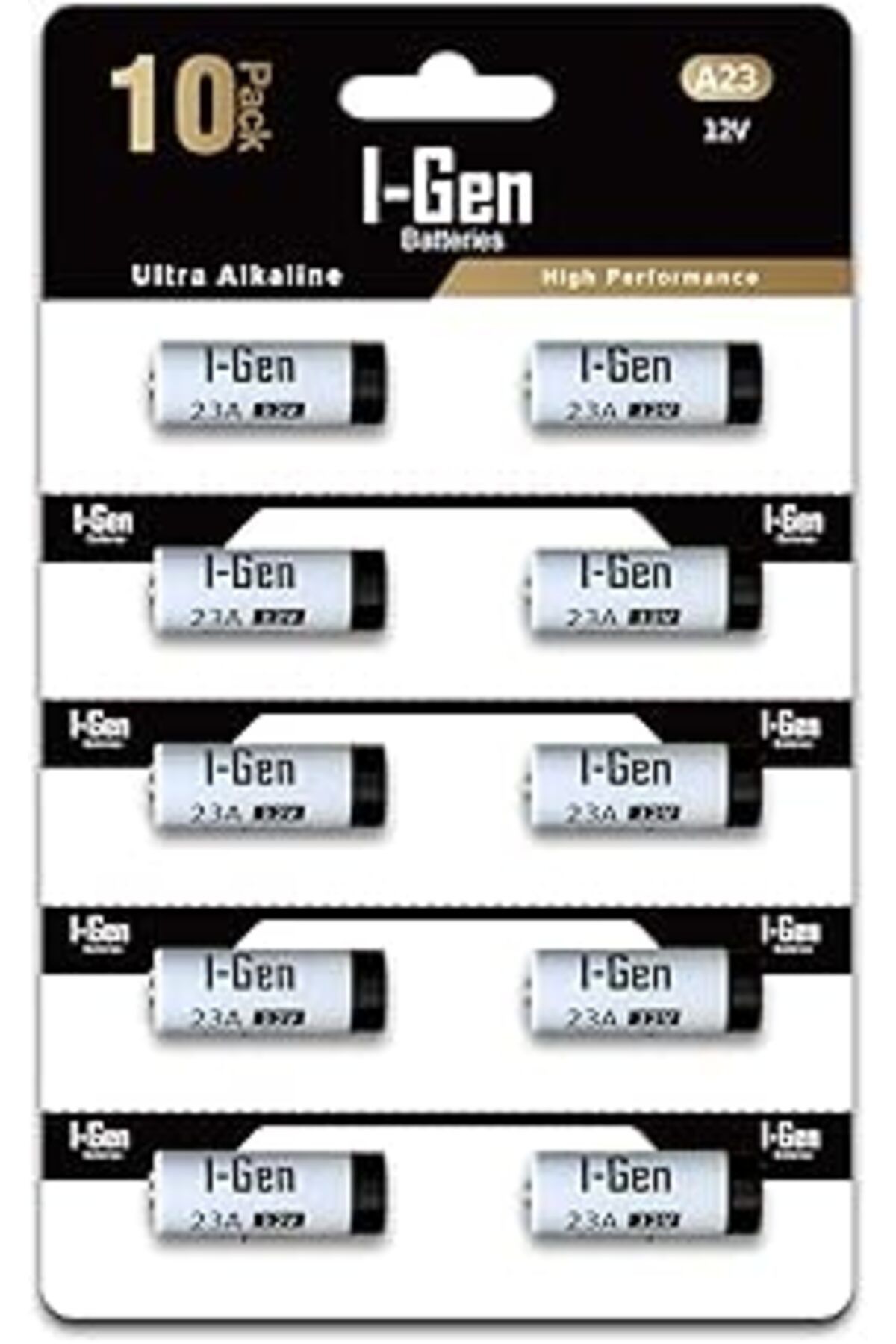 Roses Store I-Gen 23A Pil 10'Lu Paket 12V Mn21 Pil (A23 / 23A / V23Ga / Lrv08 / 8Lr932)
