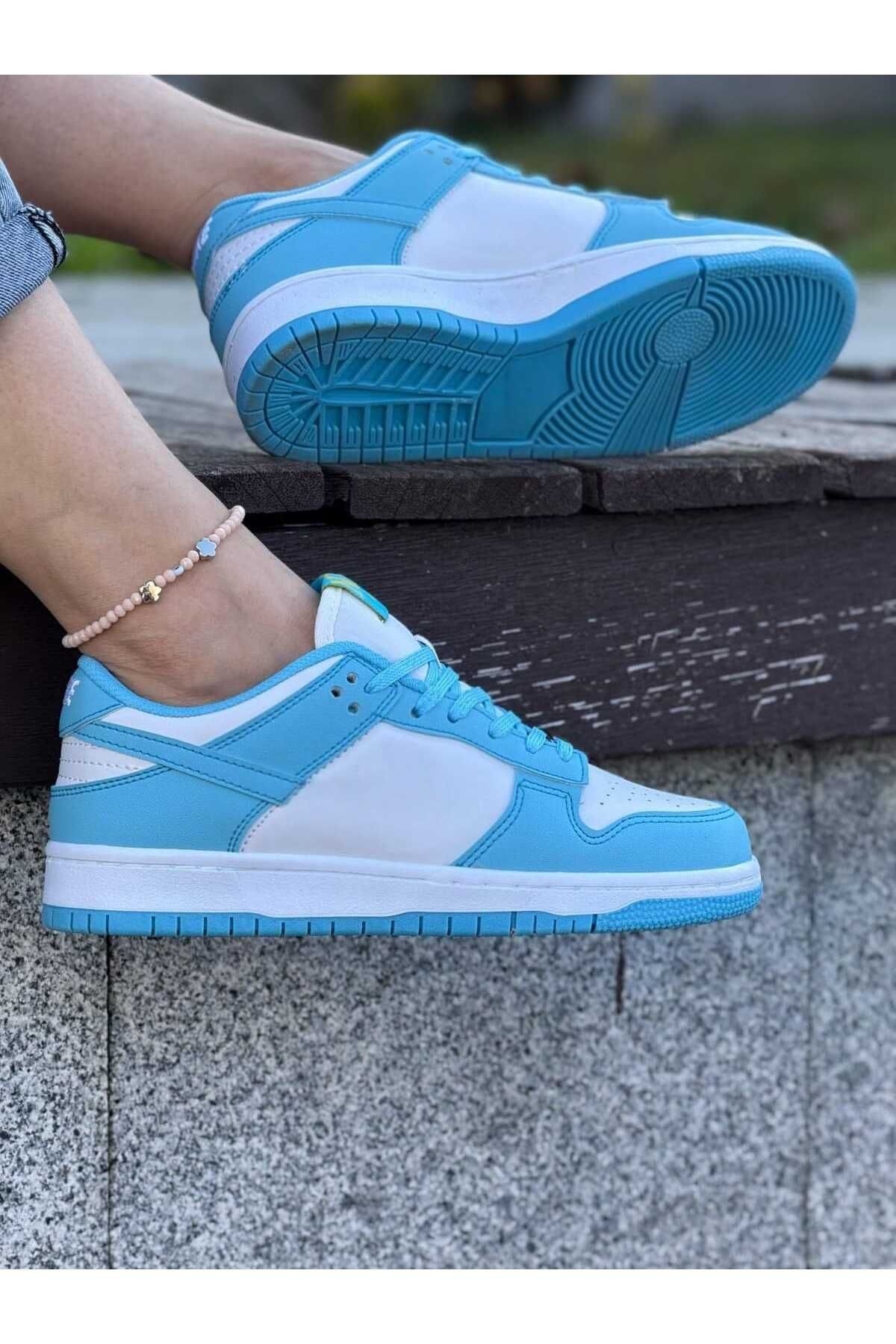 Noyfa düz taban kadın erkek sneaker delikli yazlık sneaker
