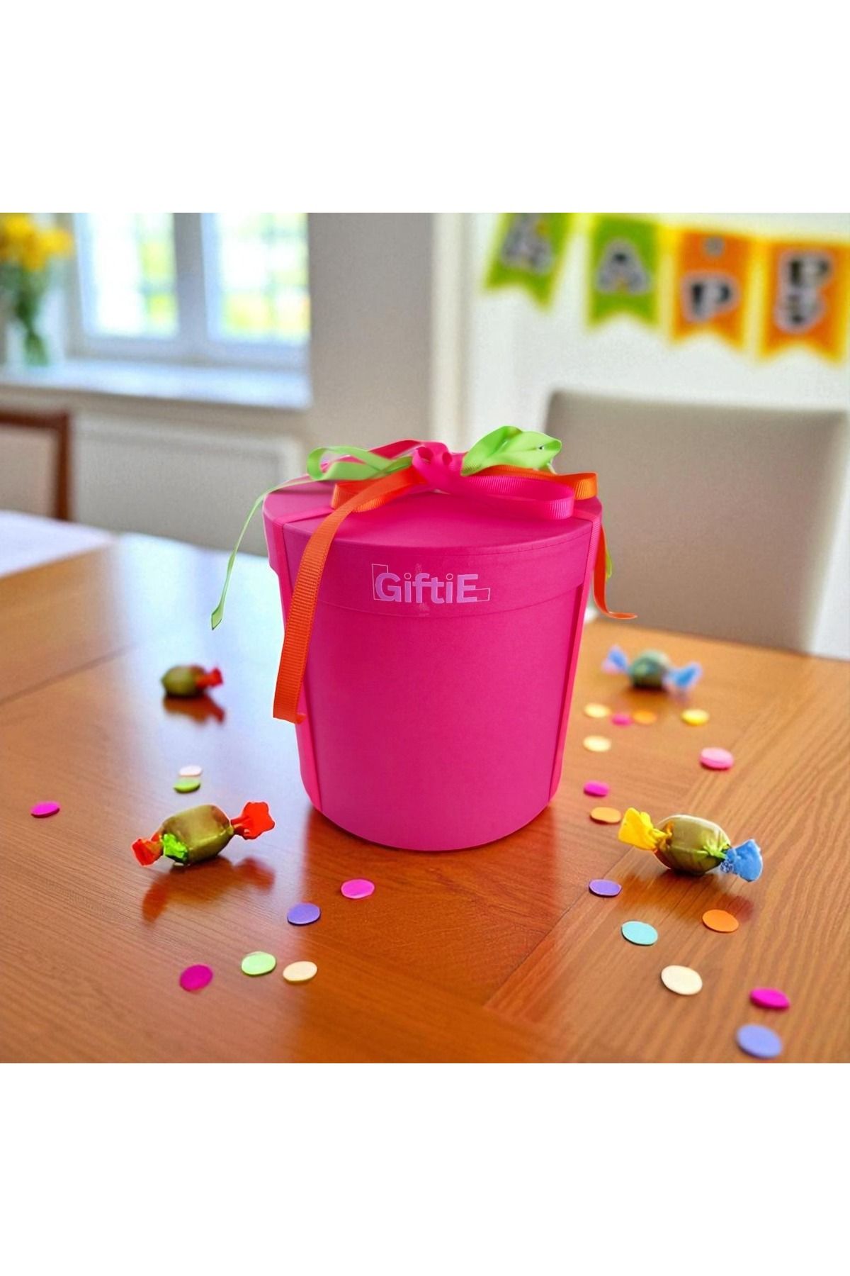 GİFTİE TASARIM Hello Kitty Hediye Kutusu Pembe