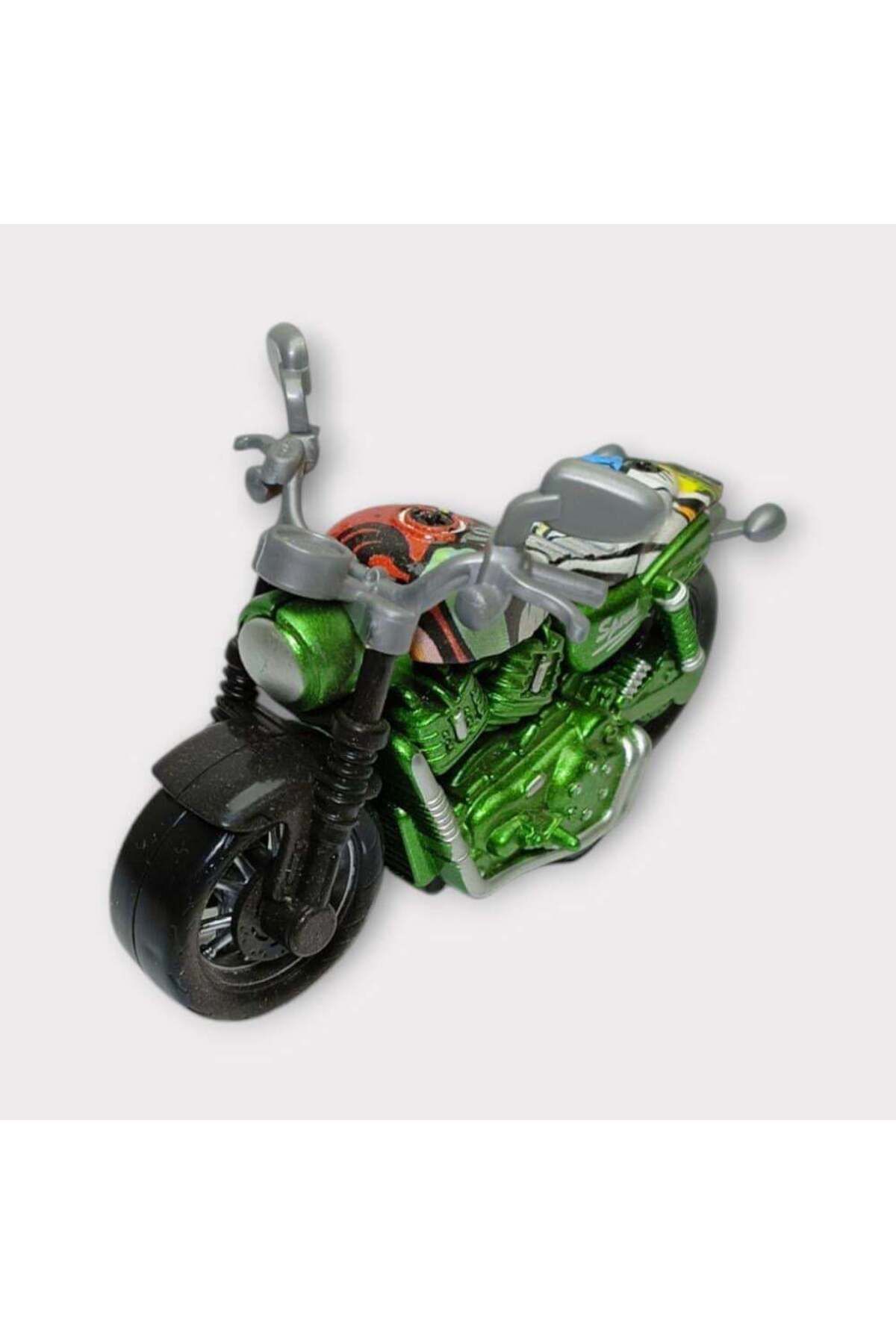Vemora Çek Bırak Custom Motorsiklet 9 Cm - Yeşil