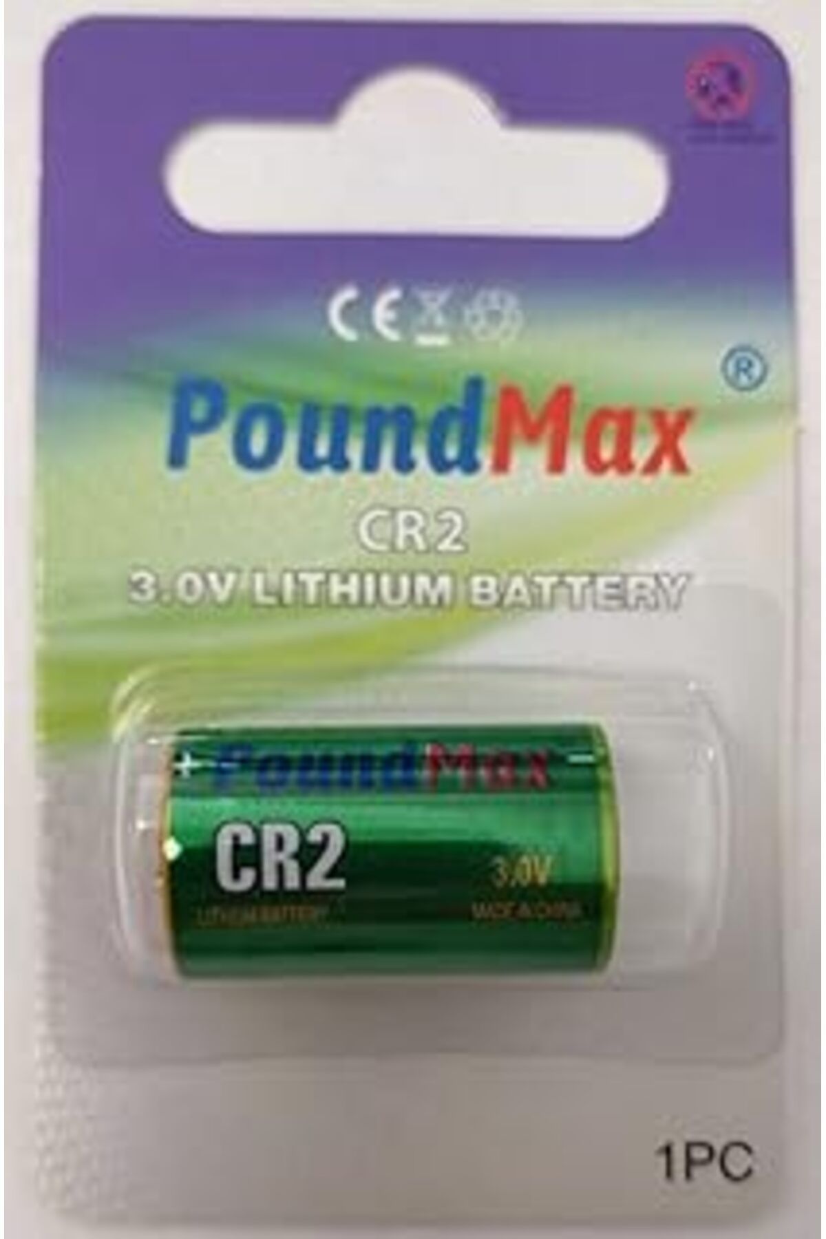 Roses Store Poundmax Lityum Cr-2 (CR17355, CR-2M, DLCR2, KCR2, 6206) Özel Pil, 3v | 1x 1-paket