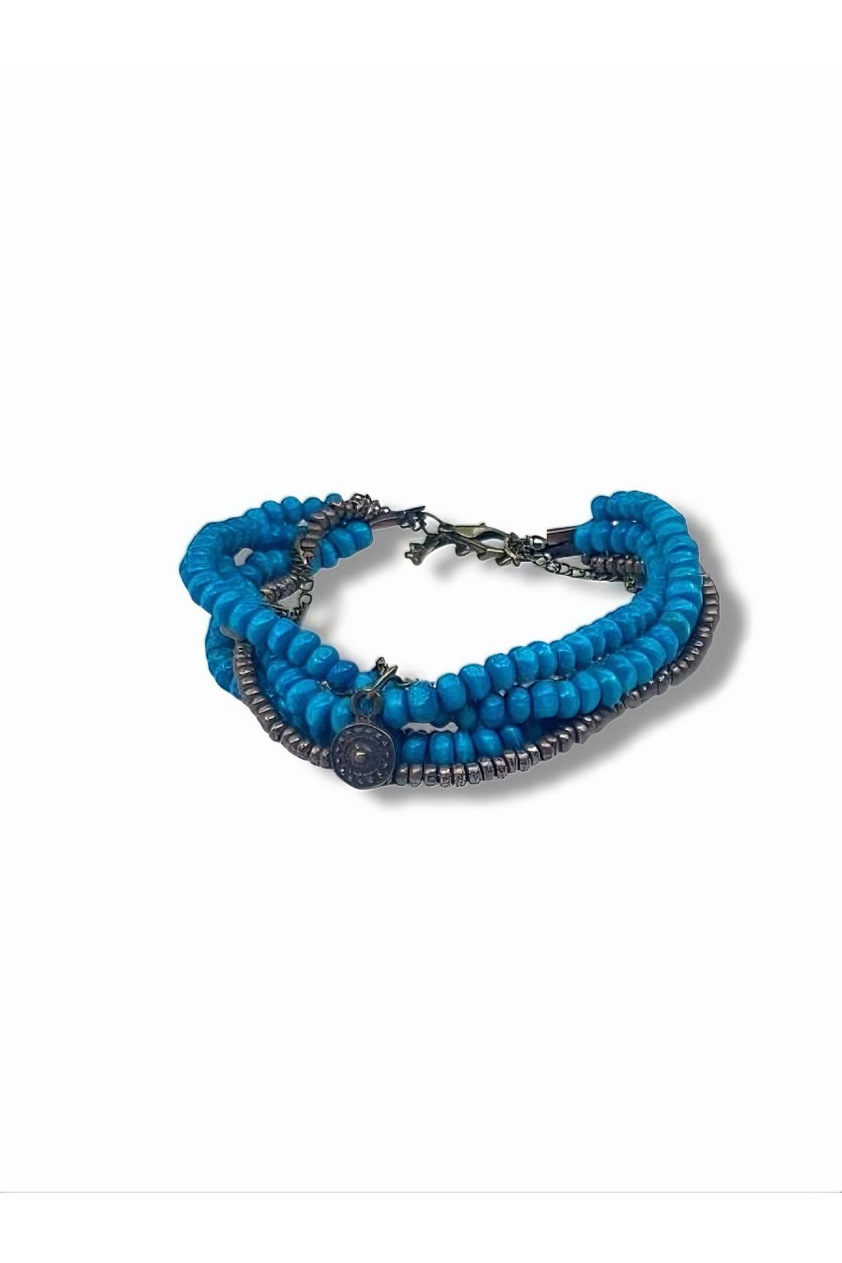 dela otantik Etnik Çok Sıralı Bohem Bileklik – El Yapımı Boncuklu Çoklu Otantik Vintage Bijuteri Takı Bracelet