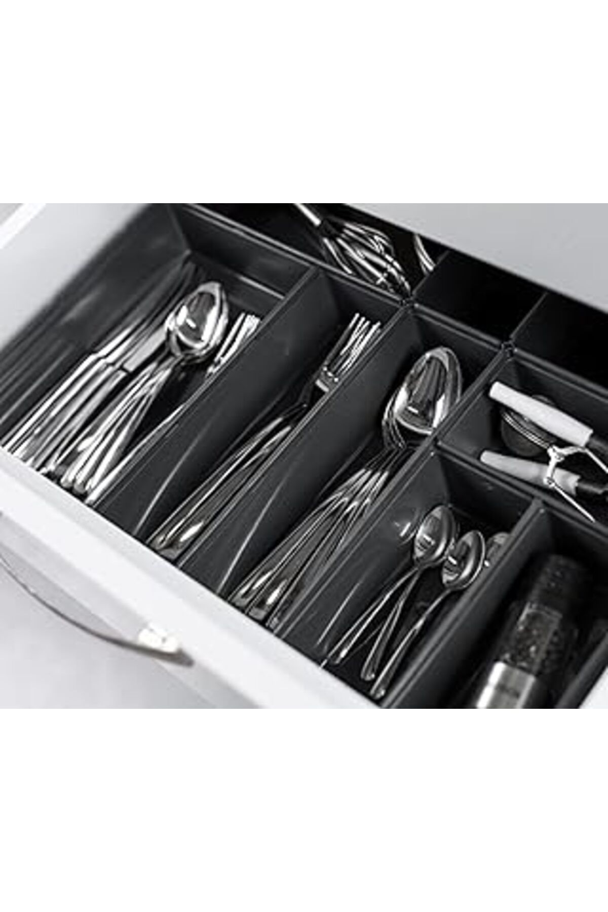 Qedii Flosoft 8 Parça Modüler Organizer 32X48Cm Füme