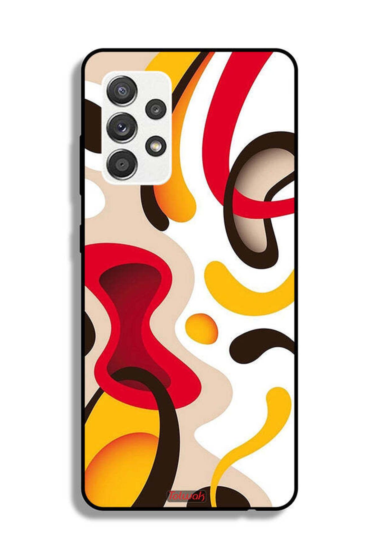 Tolwak-Samsung Galaxy M32 5G Protective Case Cover Pattern 1