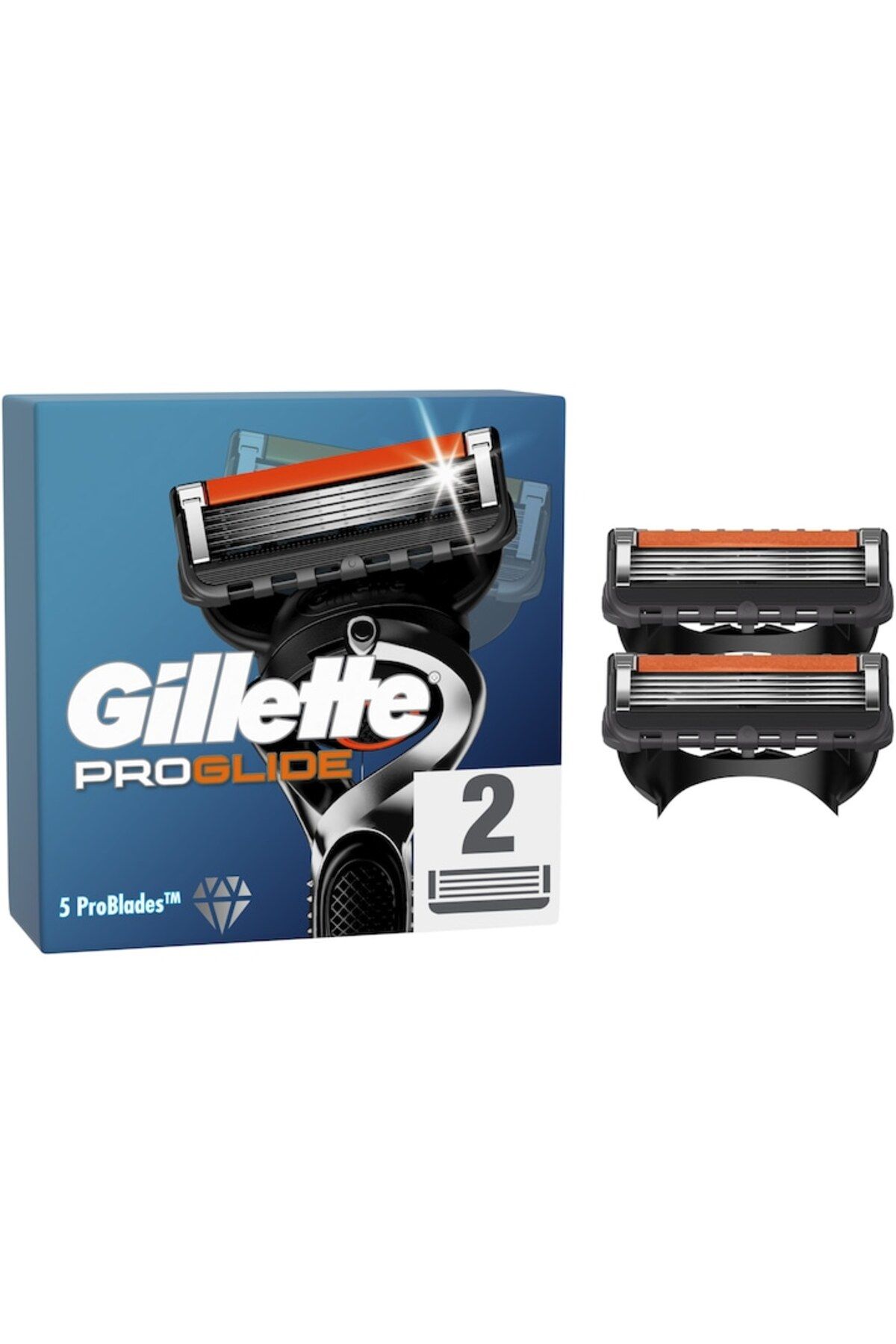 Gillette-Rezerve pentru aparat de ras manual Gillette Fusion ProGlide, 2 bucăți 2