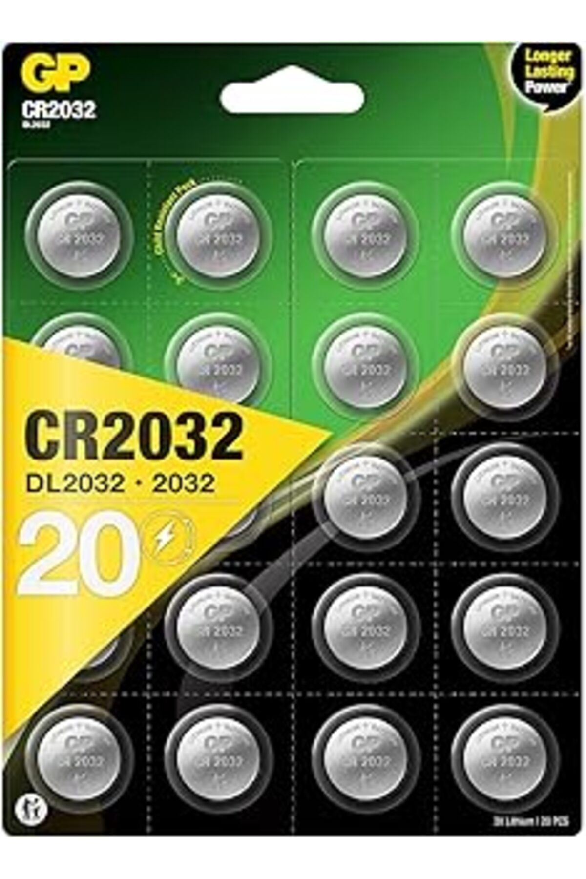 TBSProjects Cr2032 3V Knopfzellen, 20 Stück Li-Mn Knopfbatterien Cr 2032 - 3 Volt Im 20-Er Pack, Batterien Einz