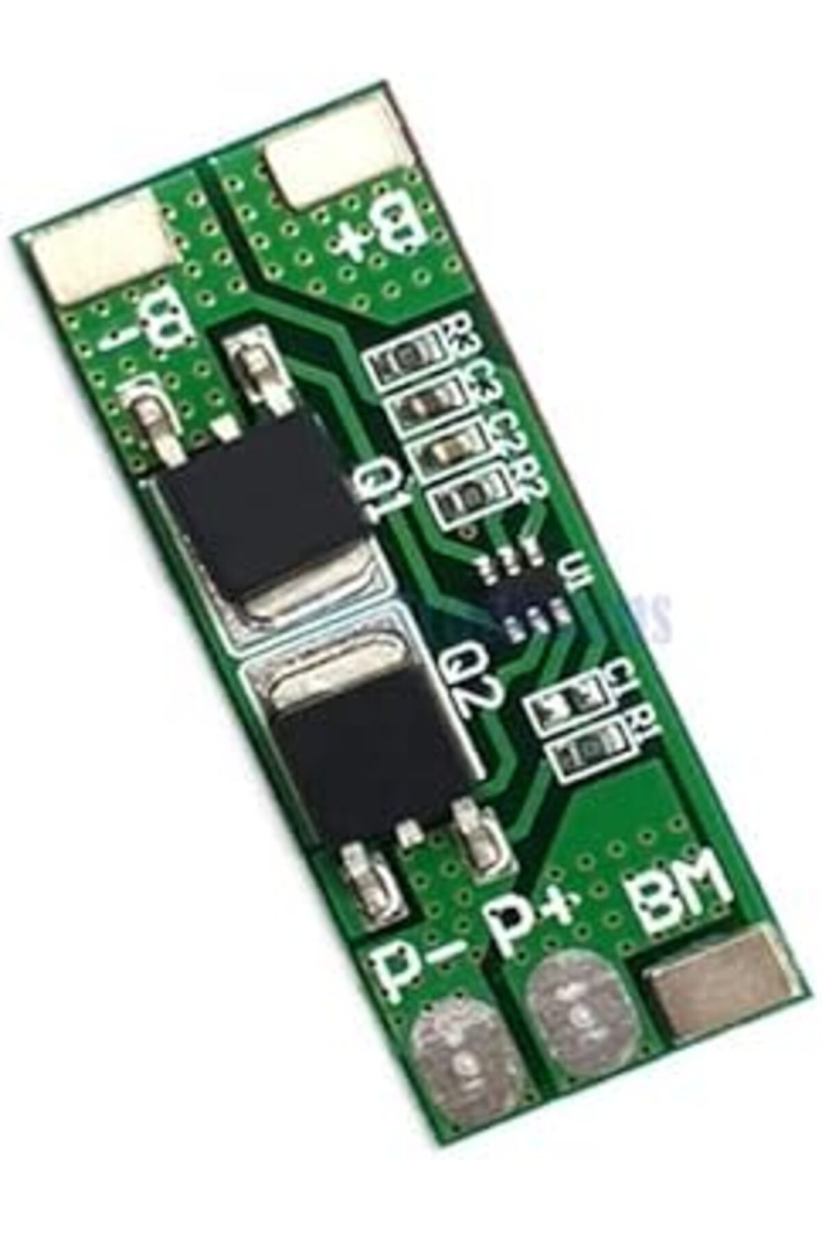 Roses Store Sanec Bms 2S 8A Li-Ion 6.4V 8.4V Yeşil Vida Konnektörlü 8 Amps 2 Pol 41Mm 3.5Mm