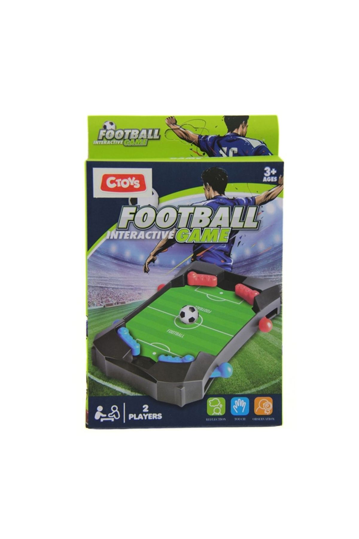 ctoy Oyuncak Futbol Oyunu 1202 (Karışık Renk 1 Adet)