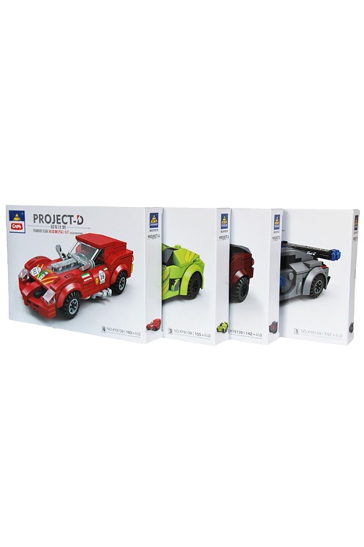 ctoy Oyuncak Lego Yarış Arabaları Seti Ky6139 (Karışık Model 1 Adet)