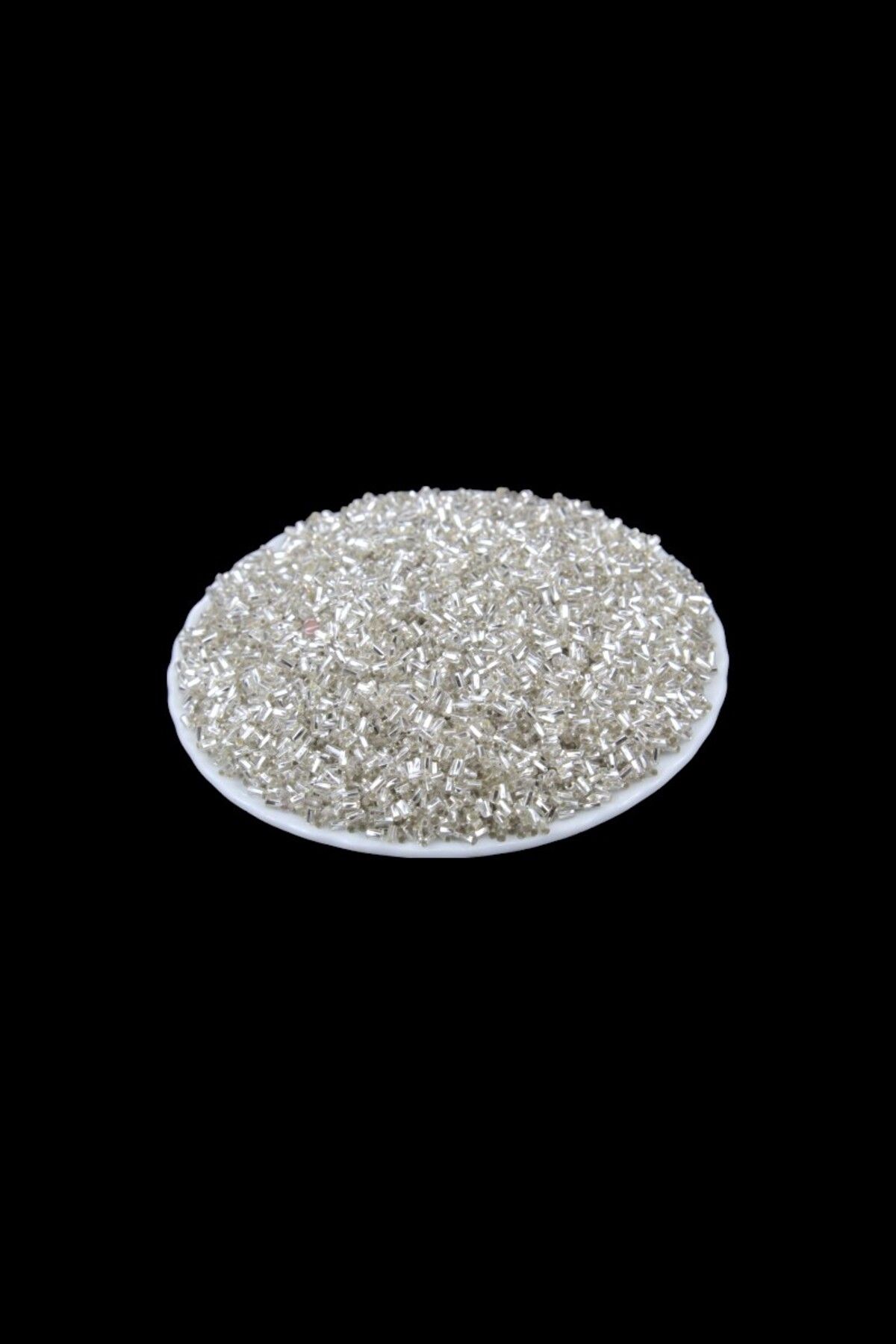 Serhat Aksesuar ve El İşçilik Burgulu Gümüş 4x2 mm Büyük Kesme Boncuk 50 Gr