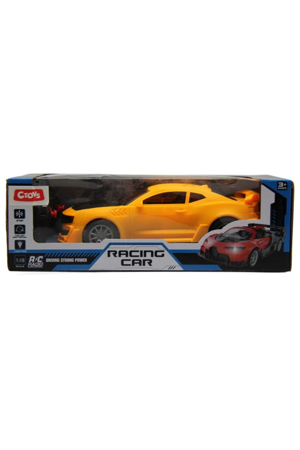 ctoy Oyuncak Uzaktan Kumandalı Usb Model Araba 1:18 FD392A (Karışık Renk 1 Adet)