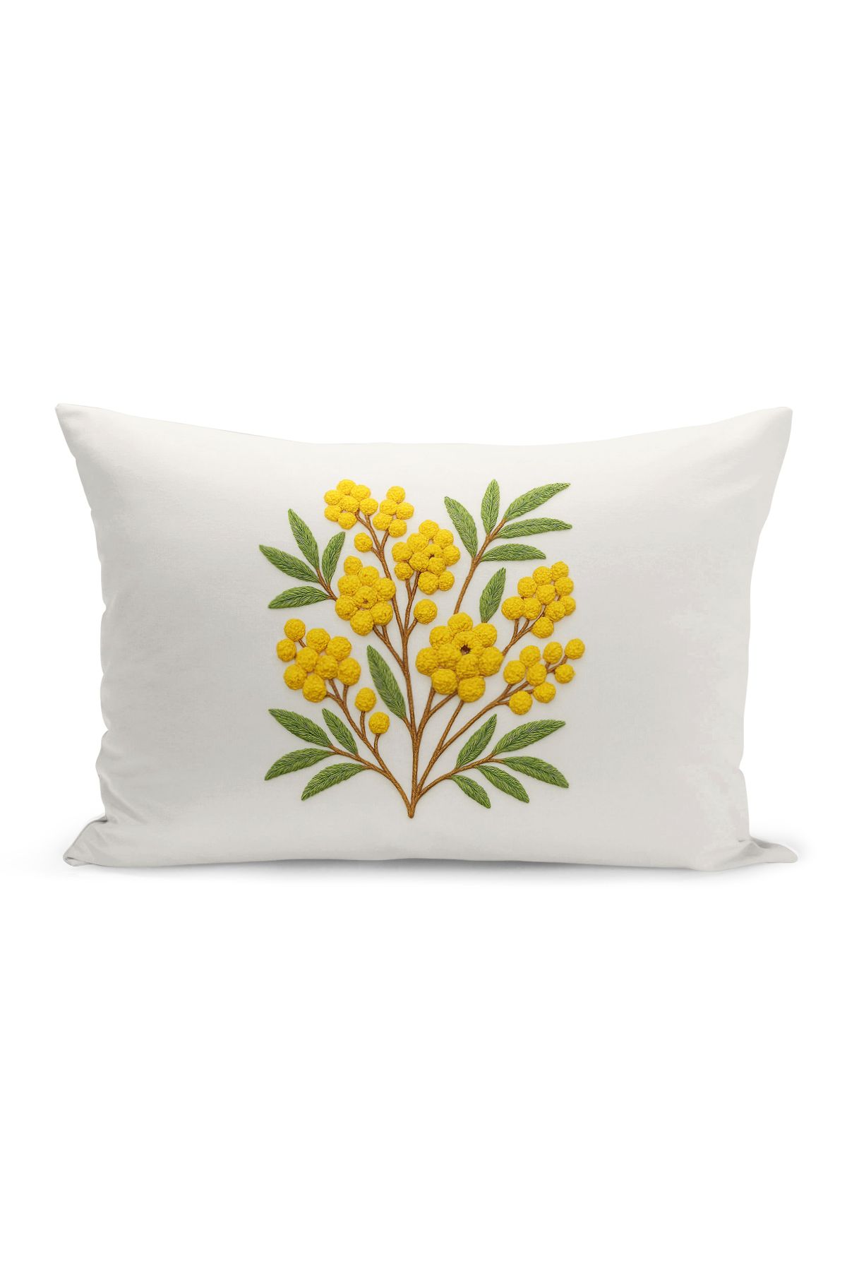 Bertille Home-Set de 3 huse de pernă cu imprimare digitală pe două părți (aspect de broderie cu model de puncție) 5