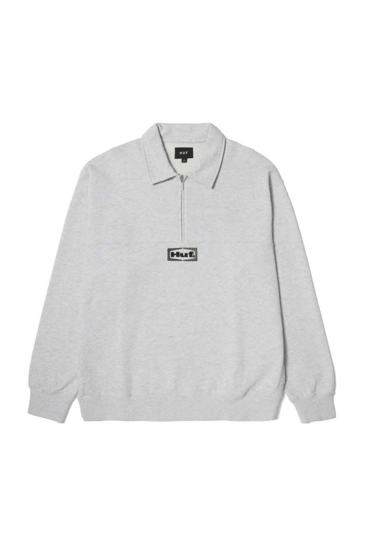 American Rag Cie %100 Pamuklu Slate Quarter Zip Fleece: Rahat ve Şık Sweatshirt
