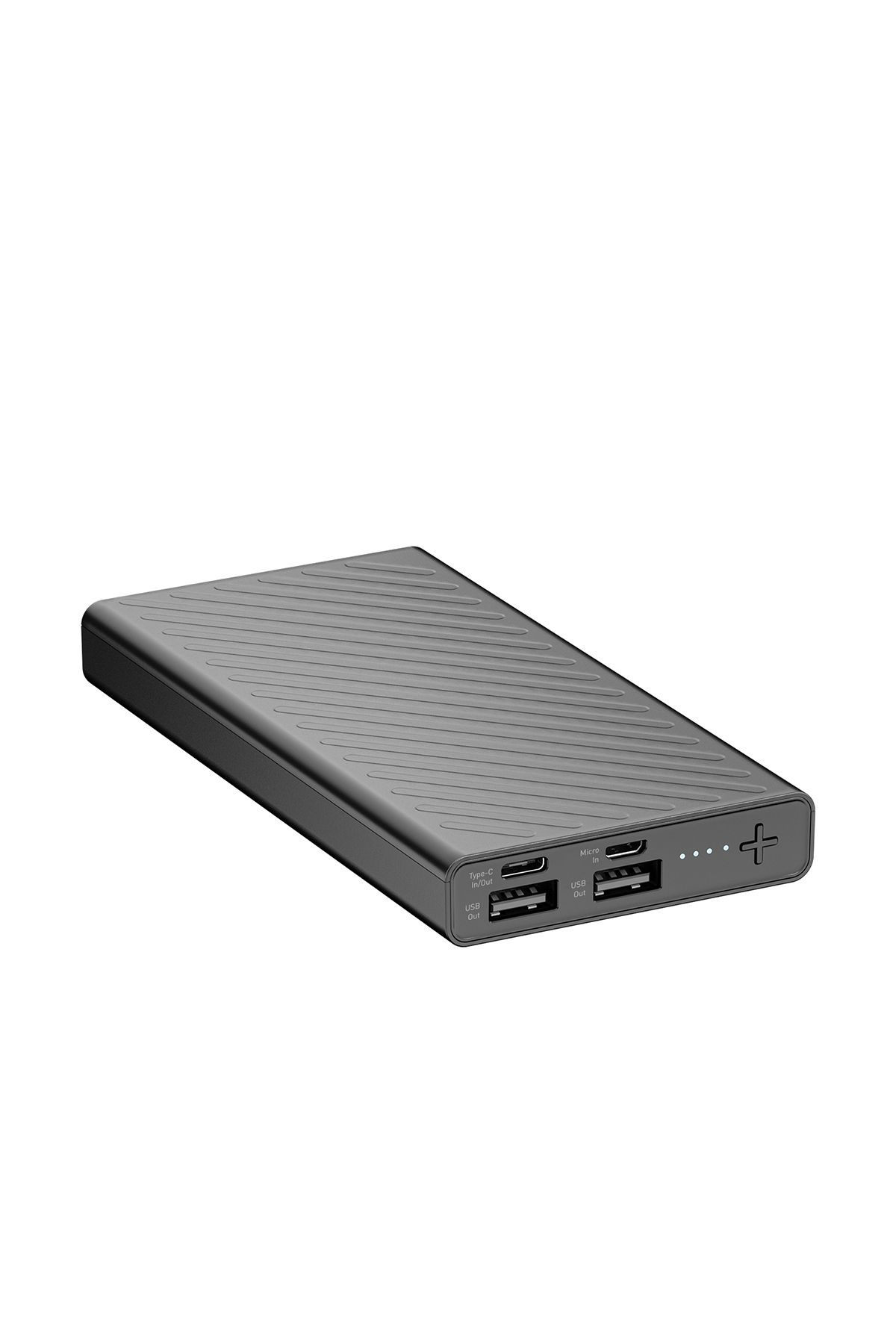 Totulife-FAME Series 10000mAh Power Bank - Type-C & Micro USB Input, Dual USB Output for Fast Charging 3