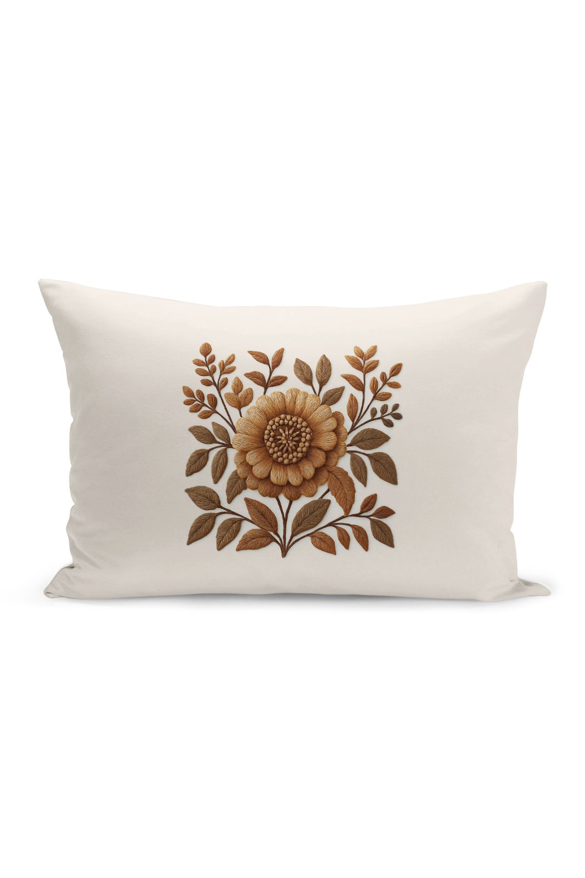 Bertille Home-Set de 3 huse de pernă cu imprimare digitală pe două părți (aspect de broderie cu model de puncție) 5