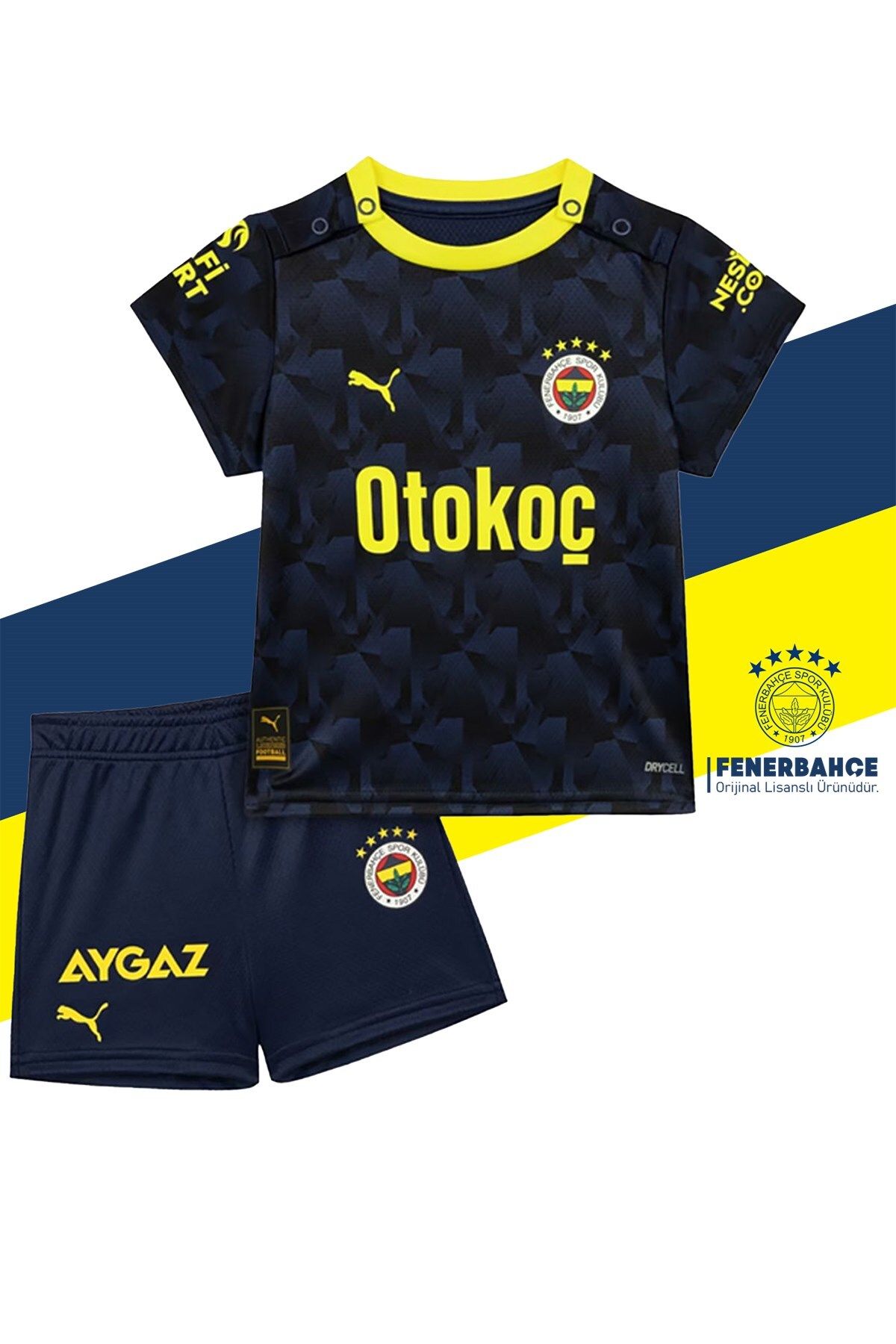 Fenerbahçe Orijinal Lisanslı 23/24 Lacivert Baby Forma Set