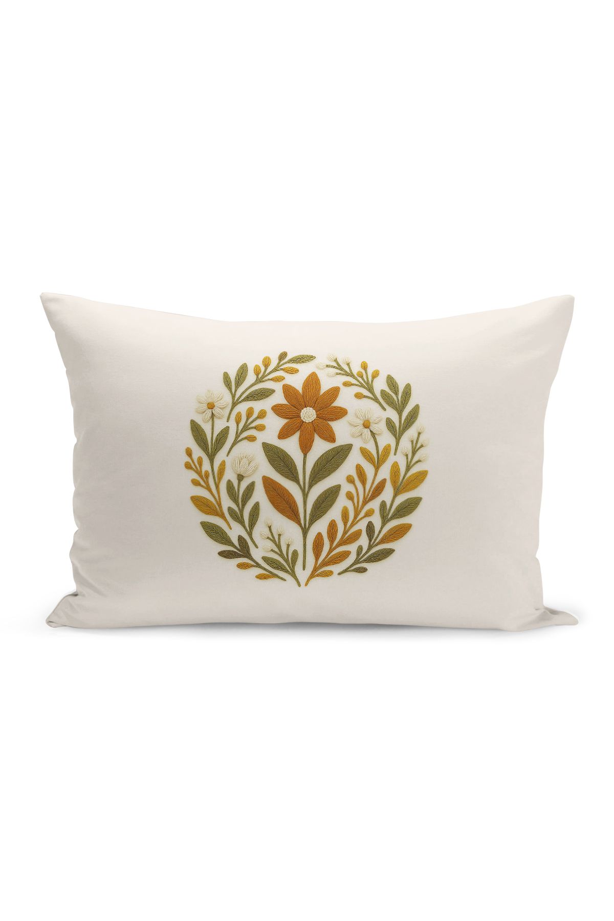 Bertille Home-Set de 3 huse de pernă cu imprimare digitală pe două părți (aspect de broderie cu model de puncție) 5
