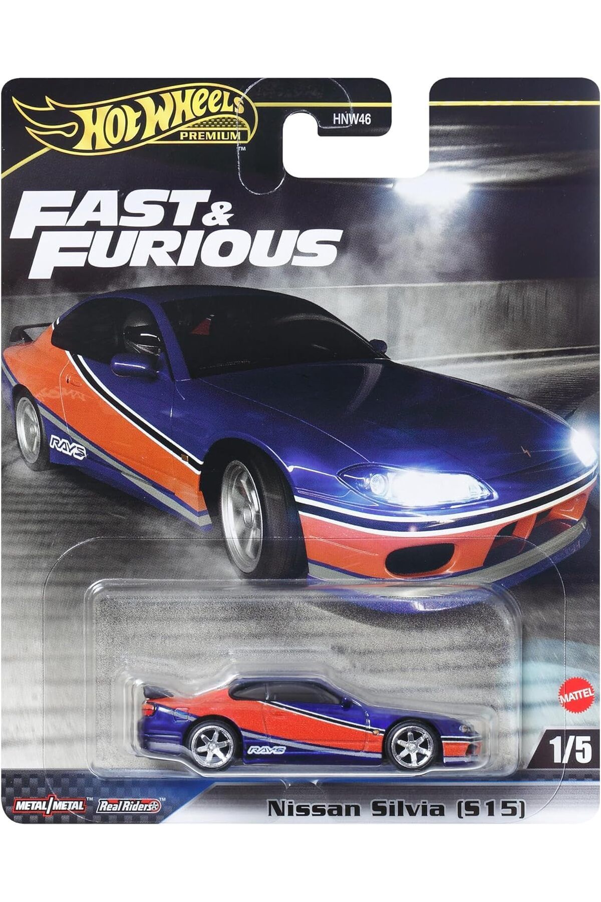 HOT WHEELS Premium F&F The Fast And The Furious: Tokyo Drift Nissan Silvia (S15) HYP73