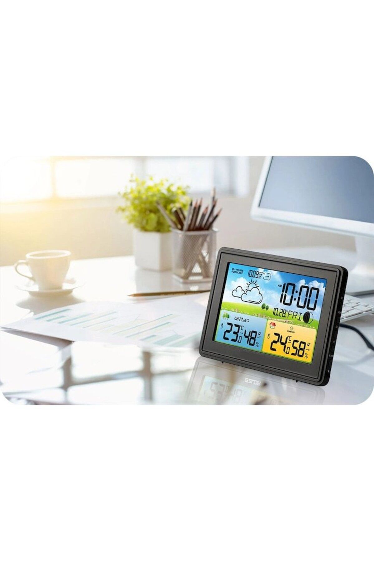 ideal STORE-Wireless Weather Station Spring® IdealStore with External Sensor, Hygrometer, Barometer, Weather Fo 3
