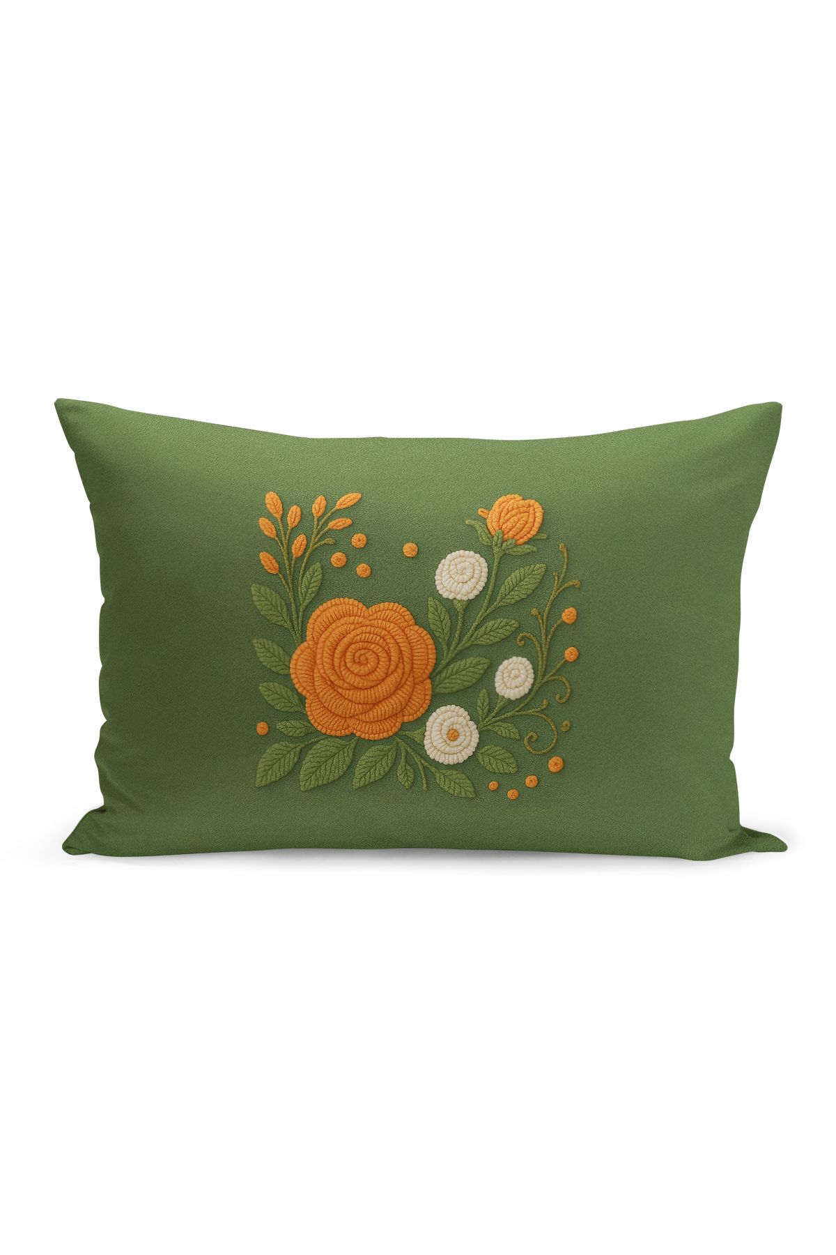 Bertille Home-Set de 3 huse de pernă cu imprimare digitală pe două părți (aspect de broderie cu model de puncție) 5