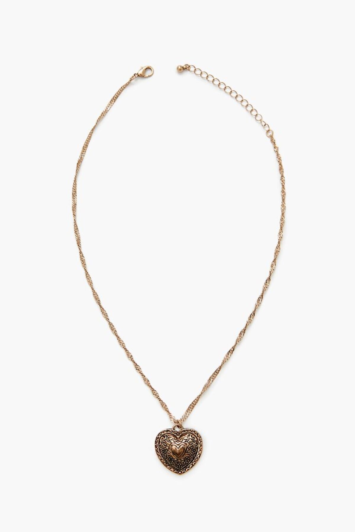 Forever 21 Parlatılmış Kalp Kolye