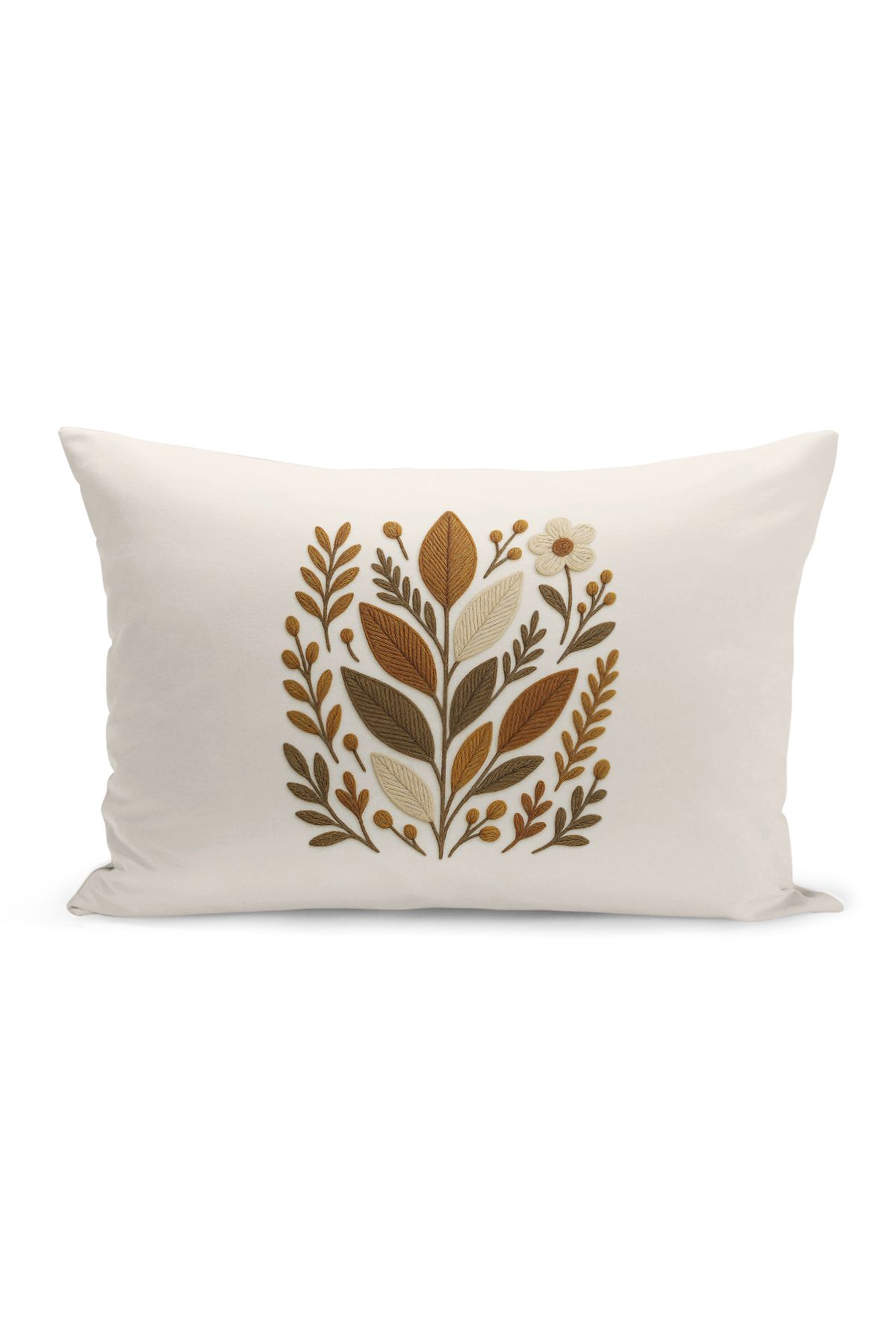 Bertille Home-Set de 3 huse de pernă cu imprimare digitală pe două părți (aspect de broderie cu model de puncție) 5