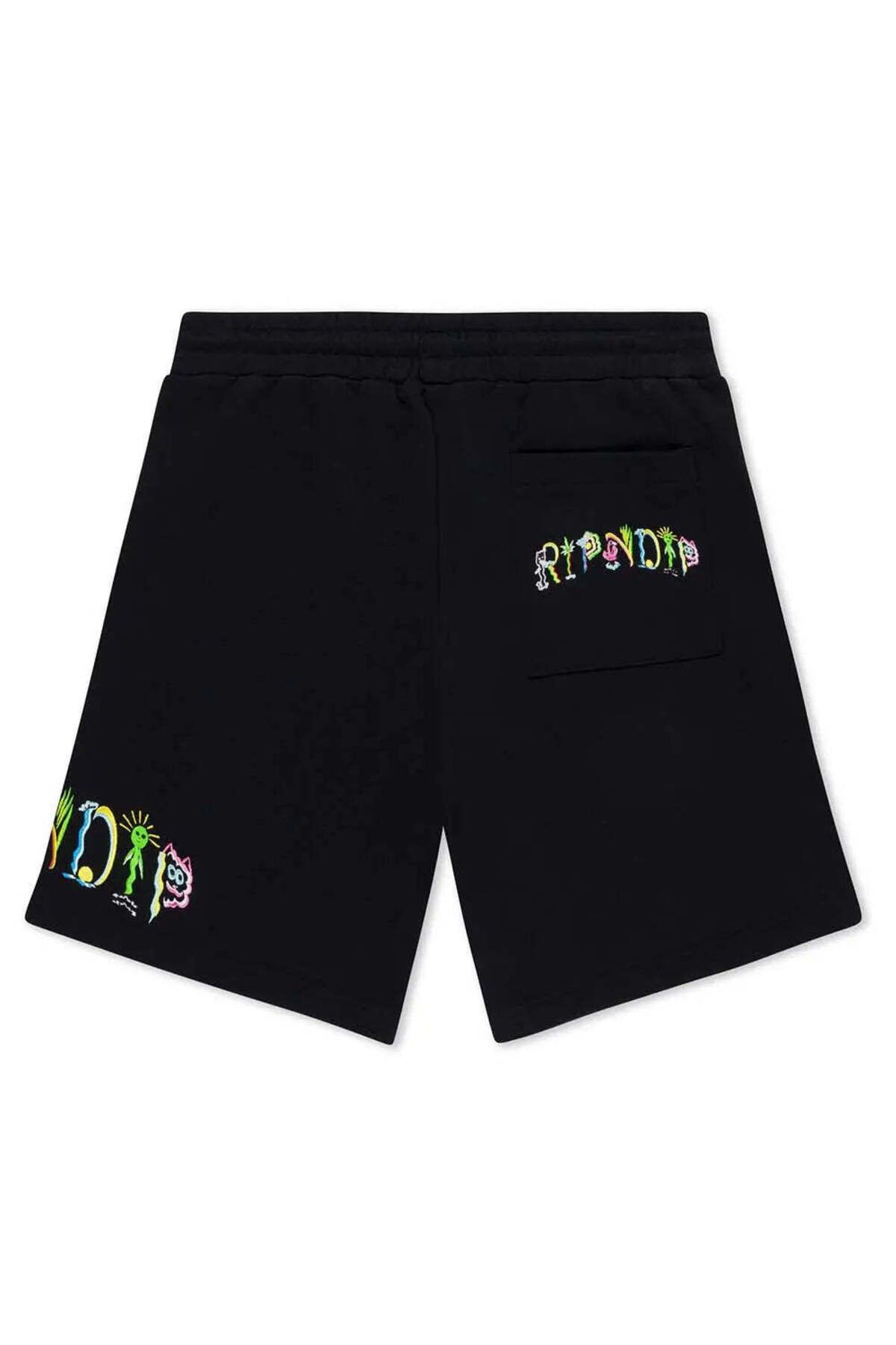 American Rag Cie Konforlu Venice Sweatshort - %100 Pamuk, Siyah, Doğru Bedende