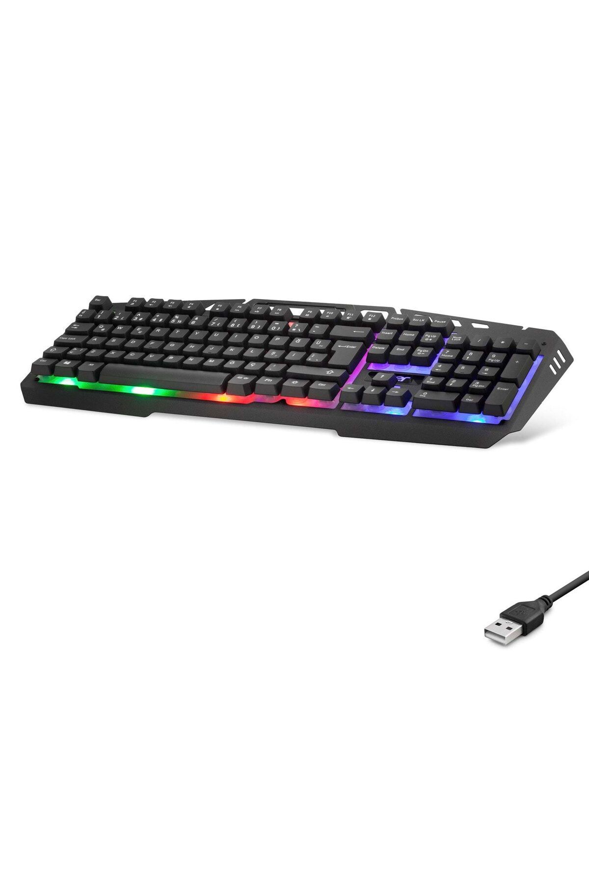 Skygo Kablolu Klavye Q Rgb Raınbow Siyah OKW213S
