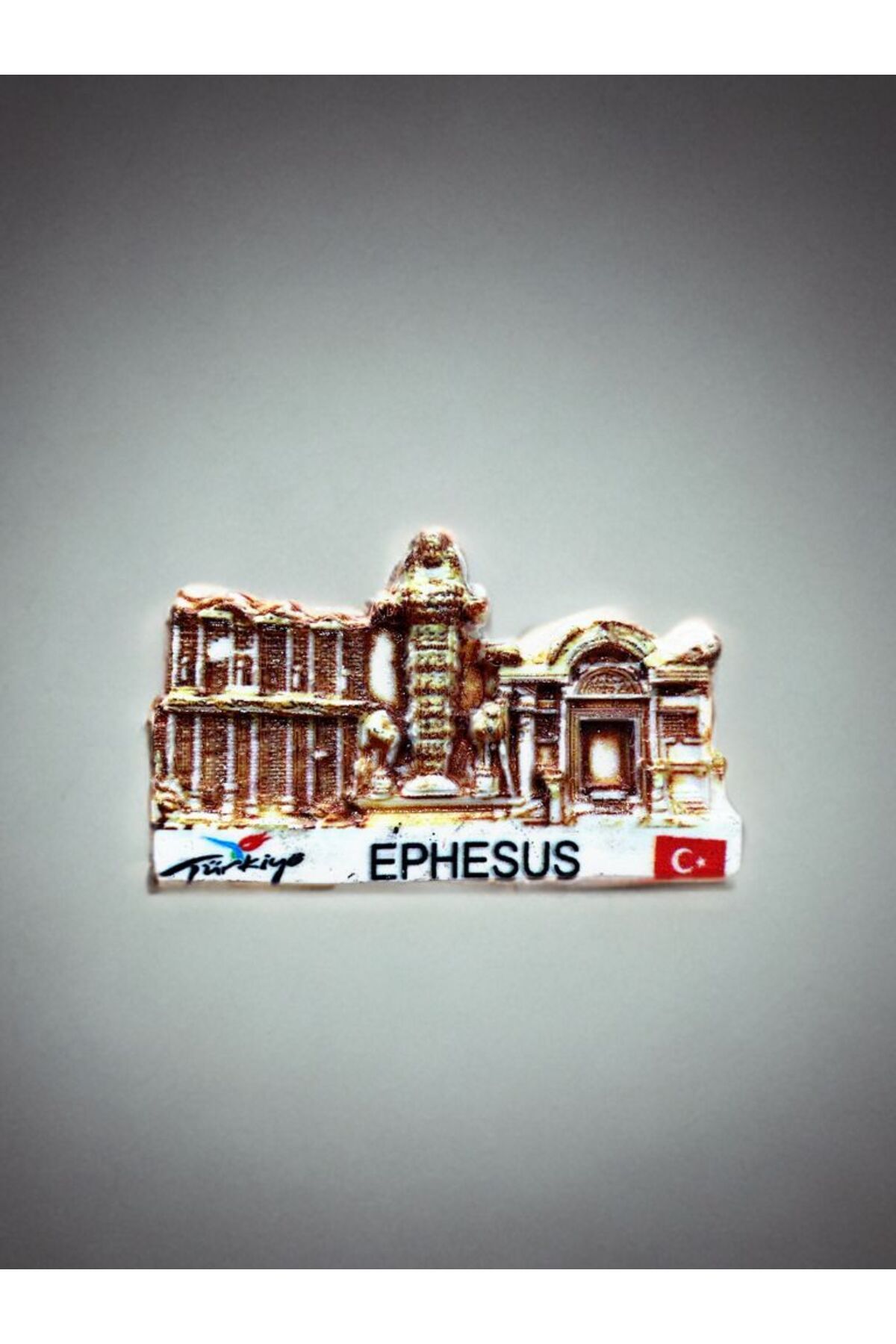 Home EPHESUS (EFES) Temalı Polyester Magnet. 7 cm x 5 cm.